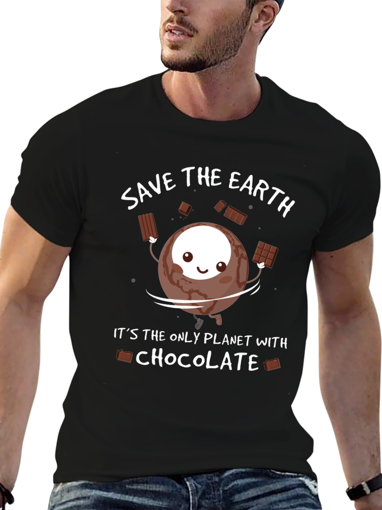 Save the Earth Chocolate T-Shirt