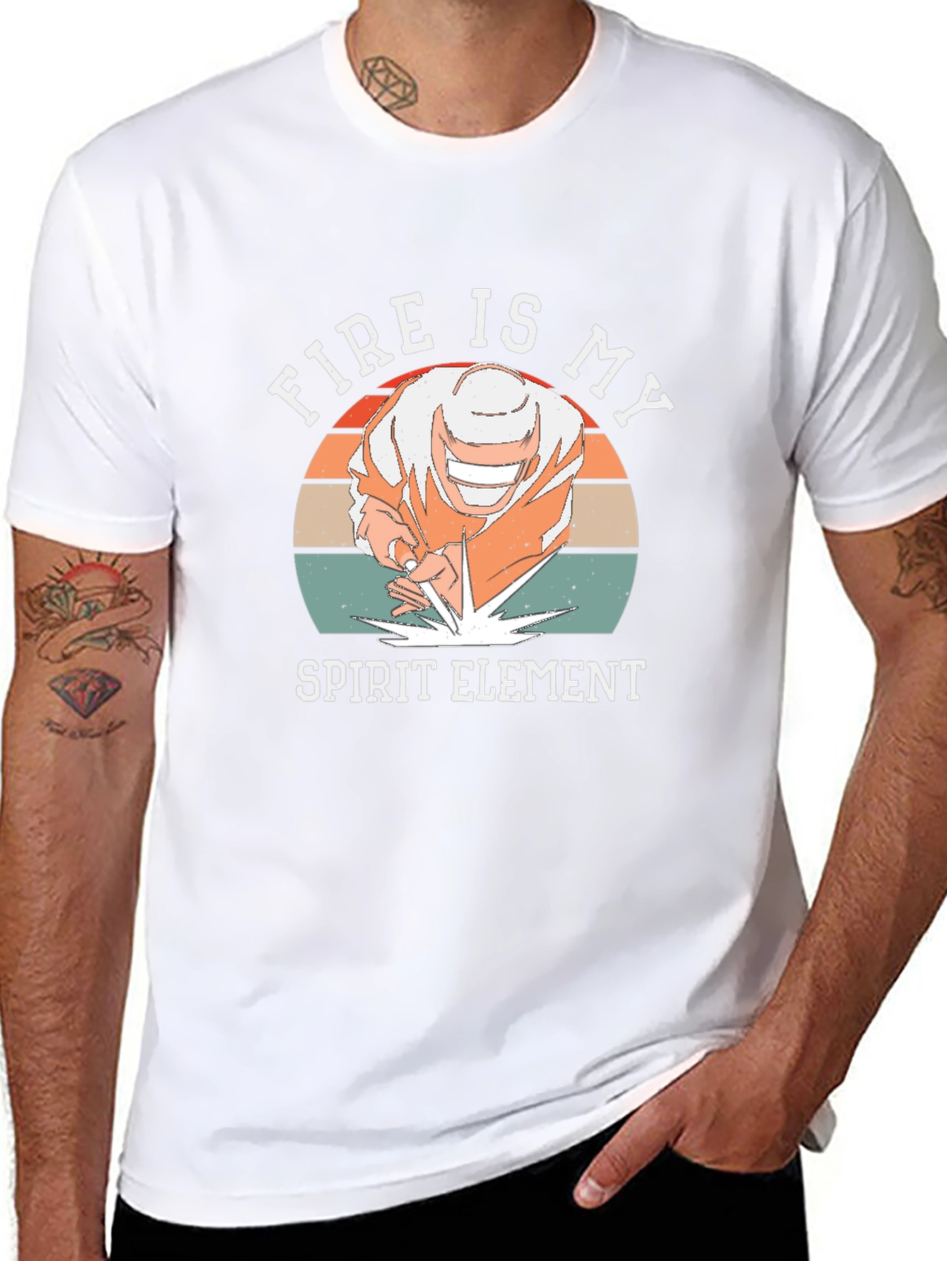 Fire is My Spirit Element Graphic T-Shirt