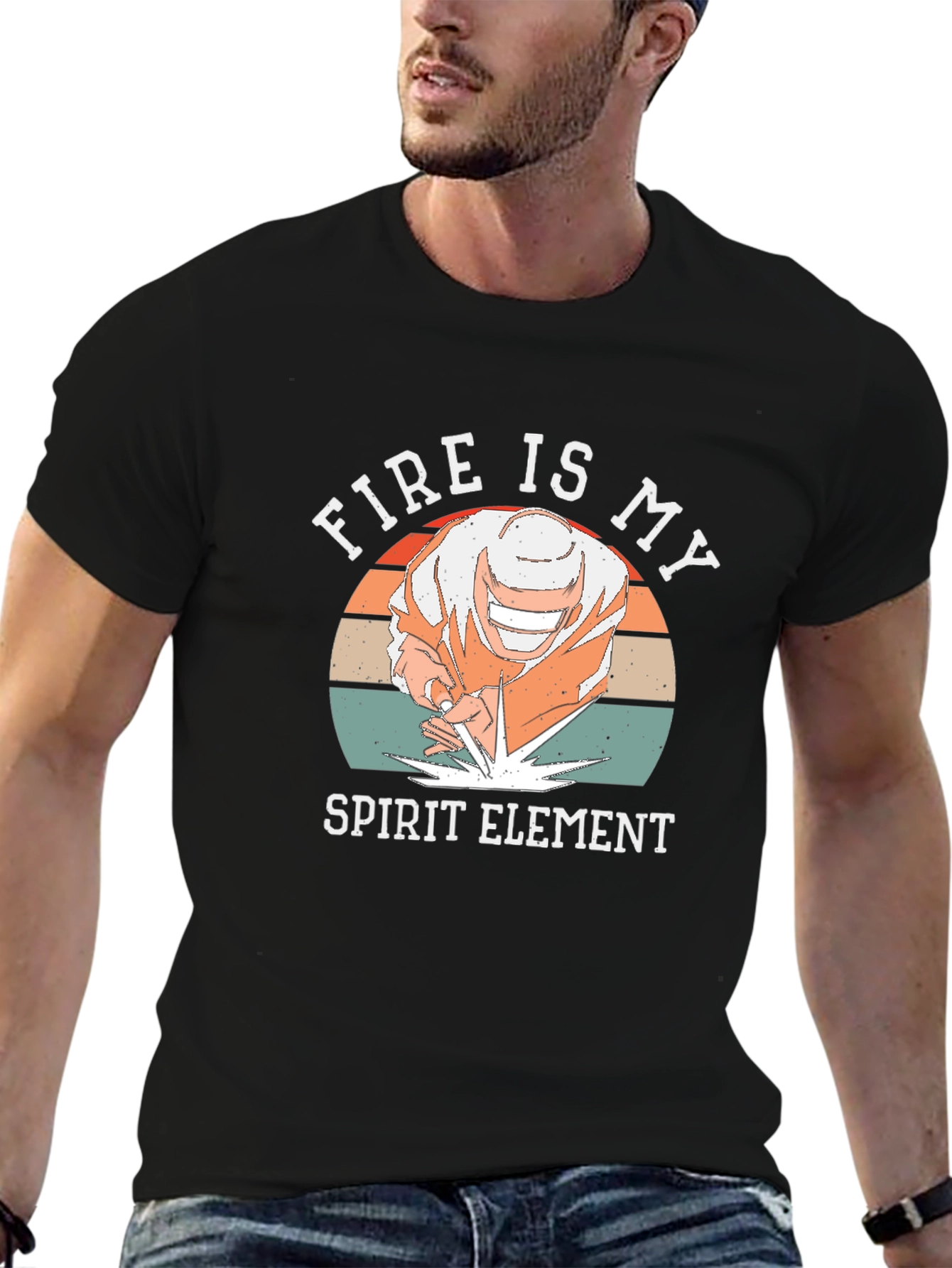 Fire is My Spirit Element Graphic T-Shirt