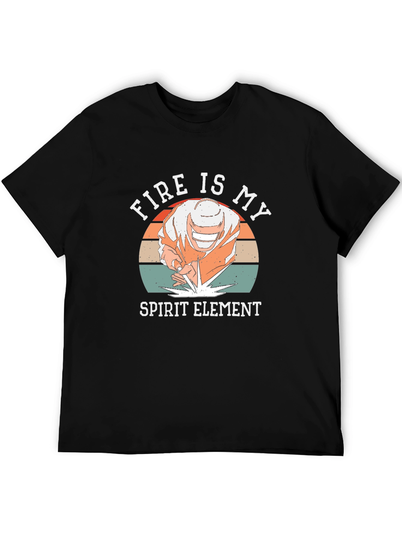 Fire is My Spirit Element Graphic T-Shirt