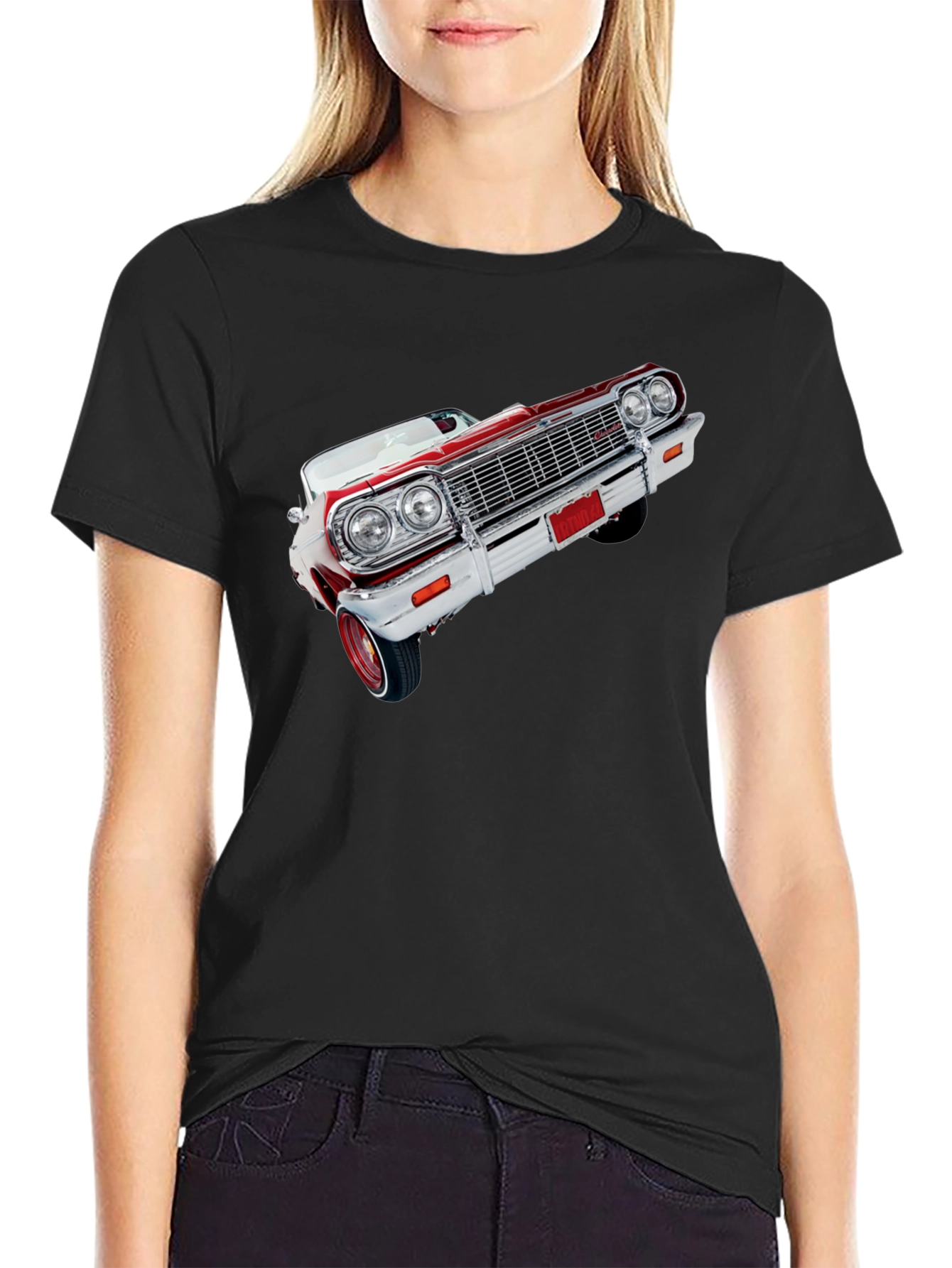 Classic Car Graphic Tee - Black