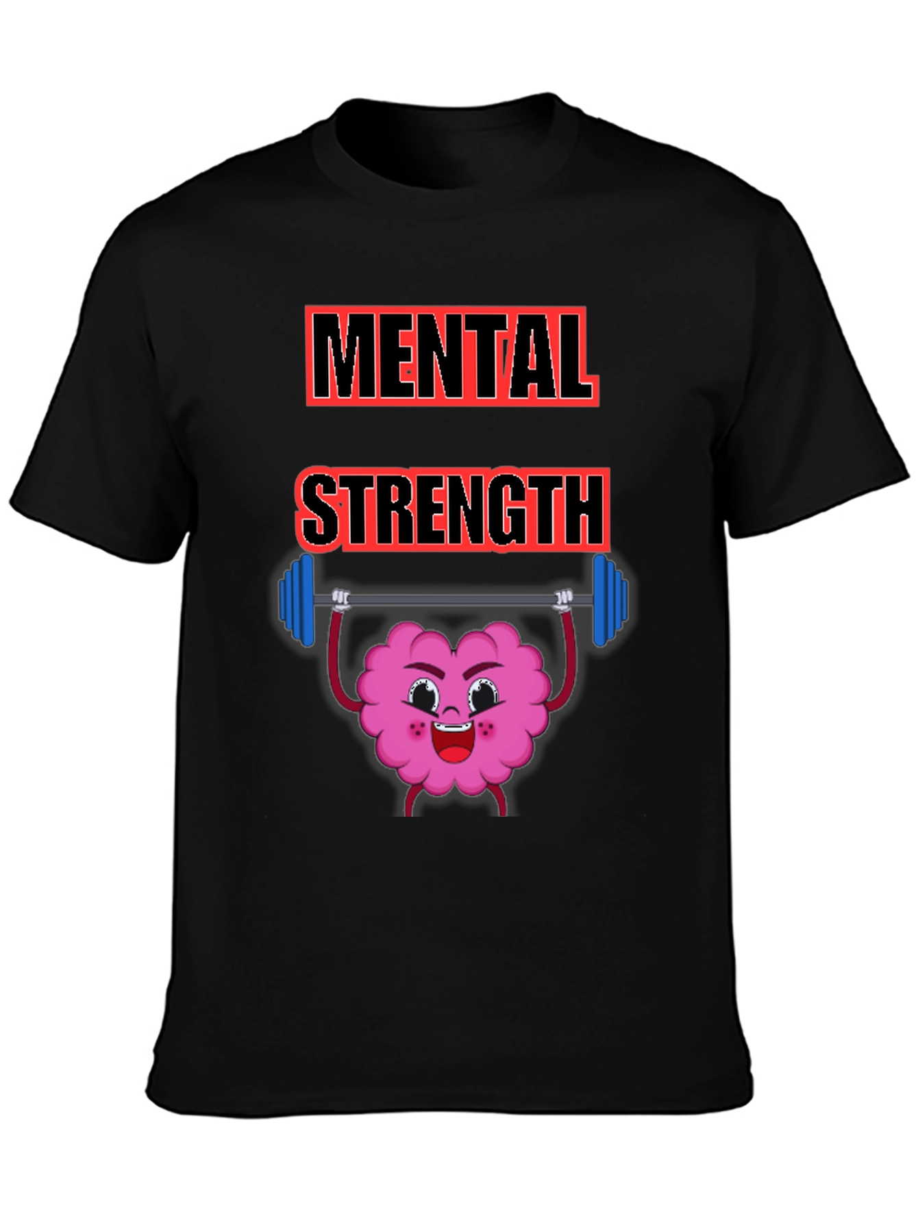 Mental Strength Graphic Tee - Brain Power T-Shirt