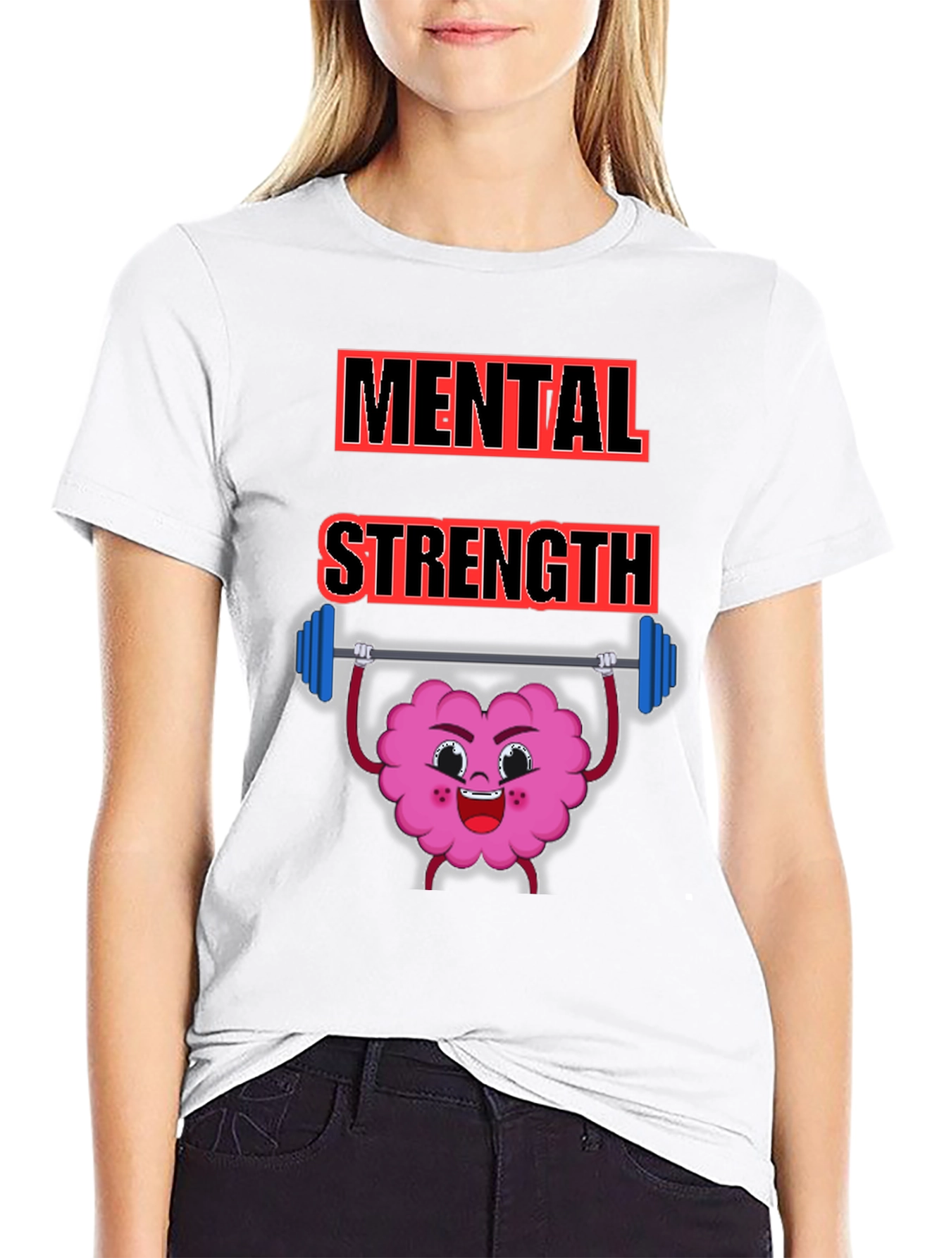 Mental Strength Graphic Tee - Brain Power T-Shirt