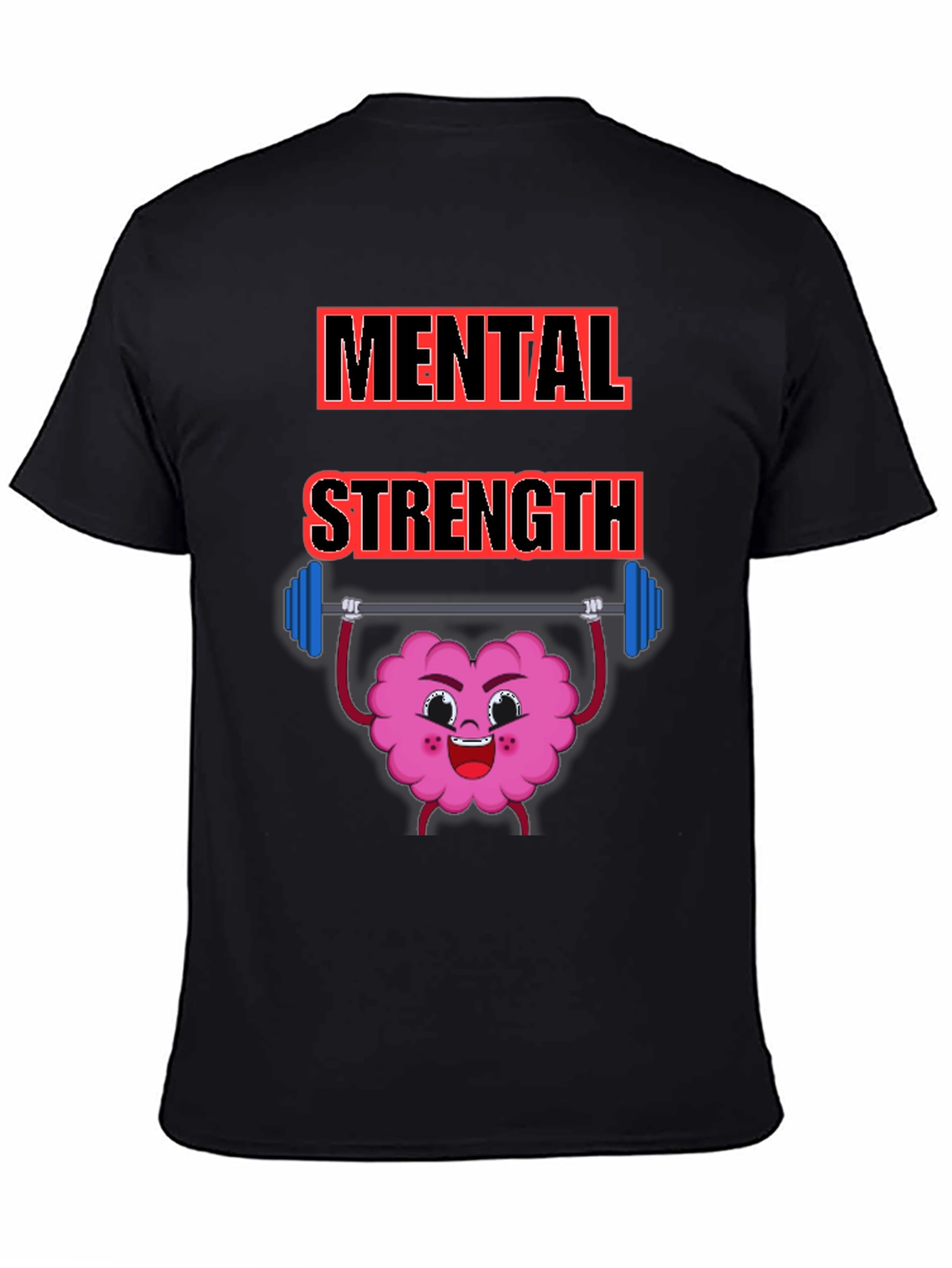 Mental Strength Graphic Tee - Brain Power T-Shirt