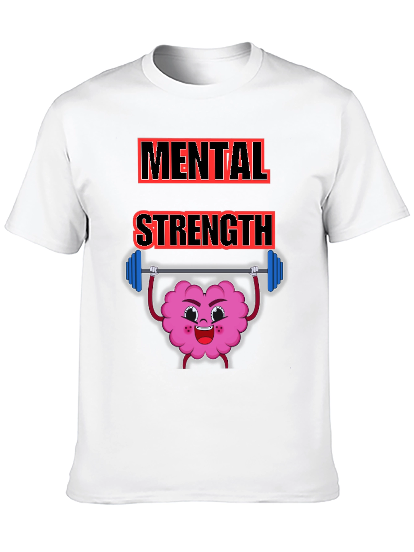 Mental Strength Graphic Tee - Brain Power T-Shirt