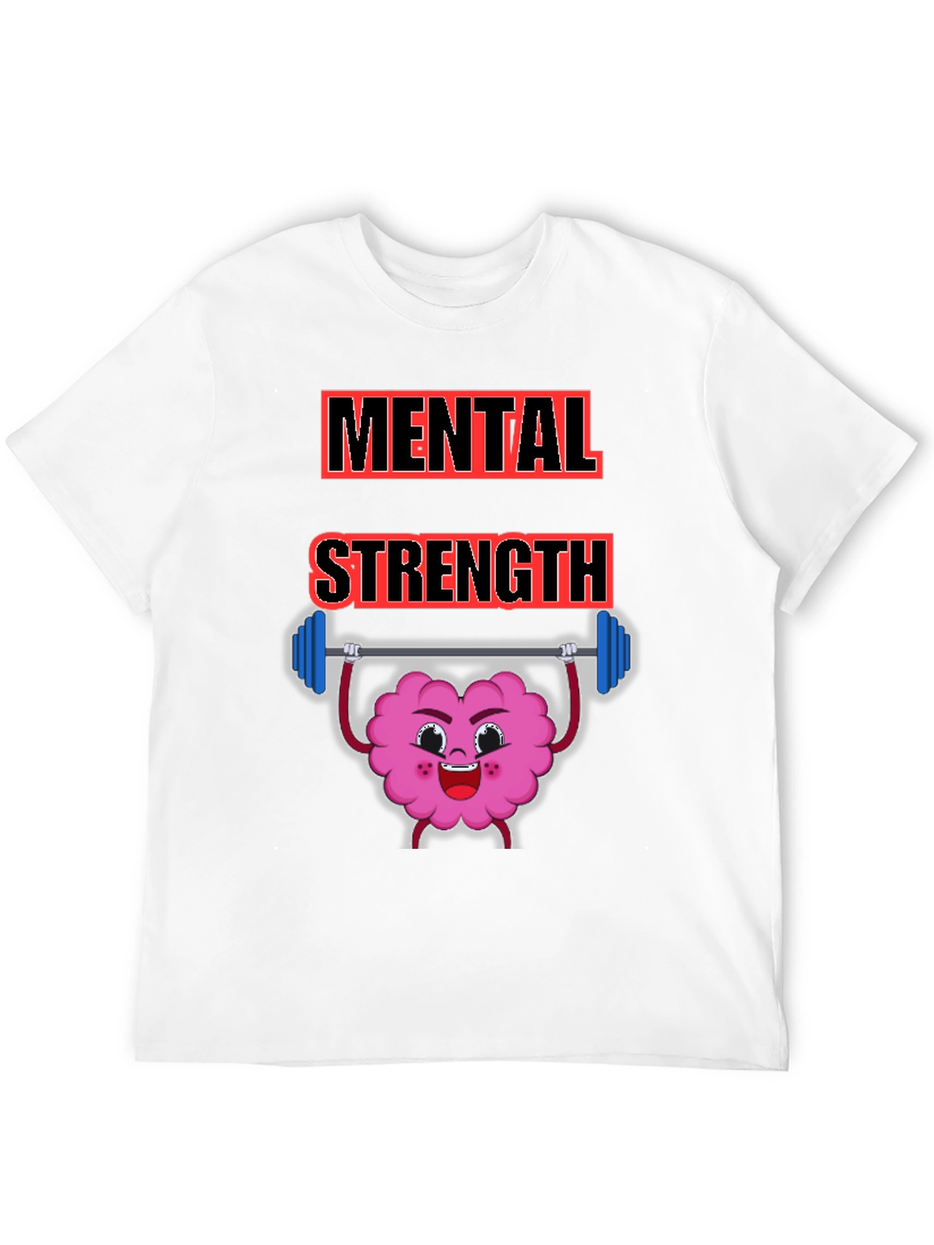Mental Strength Graphic Tee - Brain Power T-Shirt