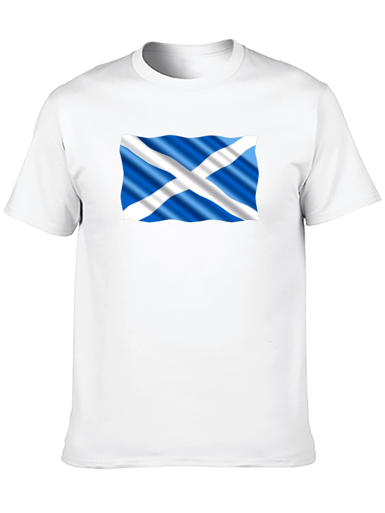 Scottish Flag Black T-Shirt