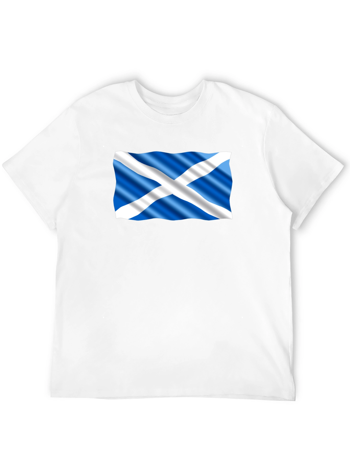 Scottish Flag Black T-Shirt