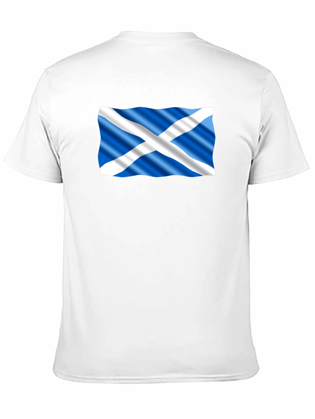 Scottish Flag Black T-Shirt