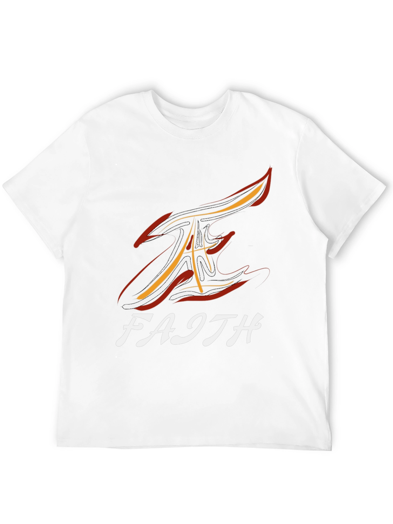 Faith Graphic Print Black T-Shirt