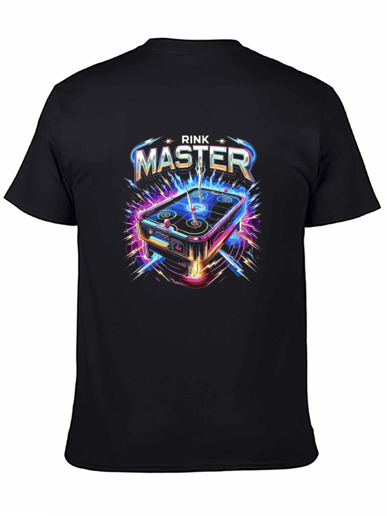 Rink Master Graphic T-Shirt - Air Hockey Design