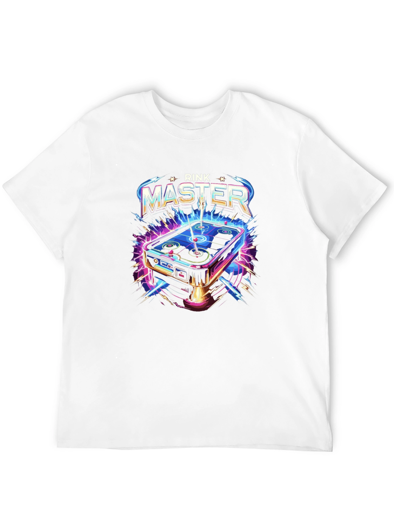 Rink Master Graphic T-Shirt - Air Hockey Design