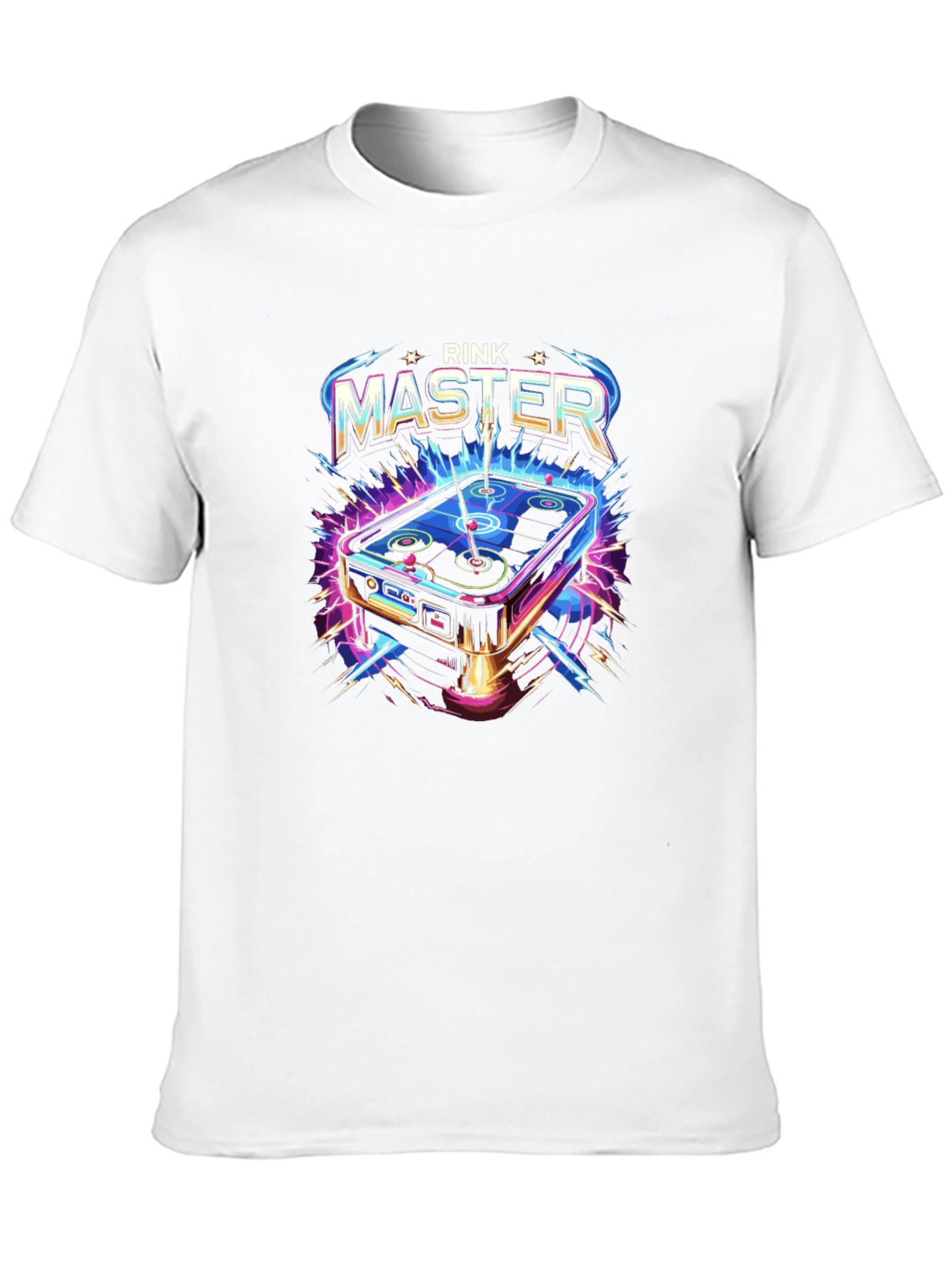 Rink Master Graphic T-Shirt - Air Hockey Design