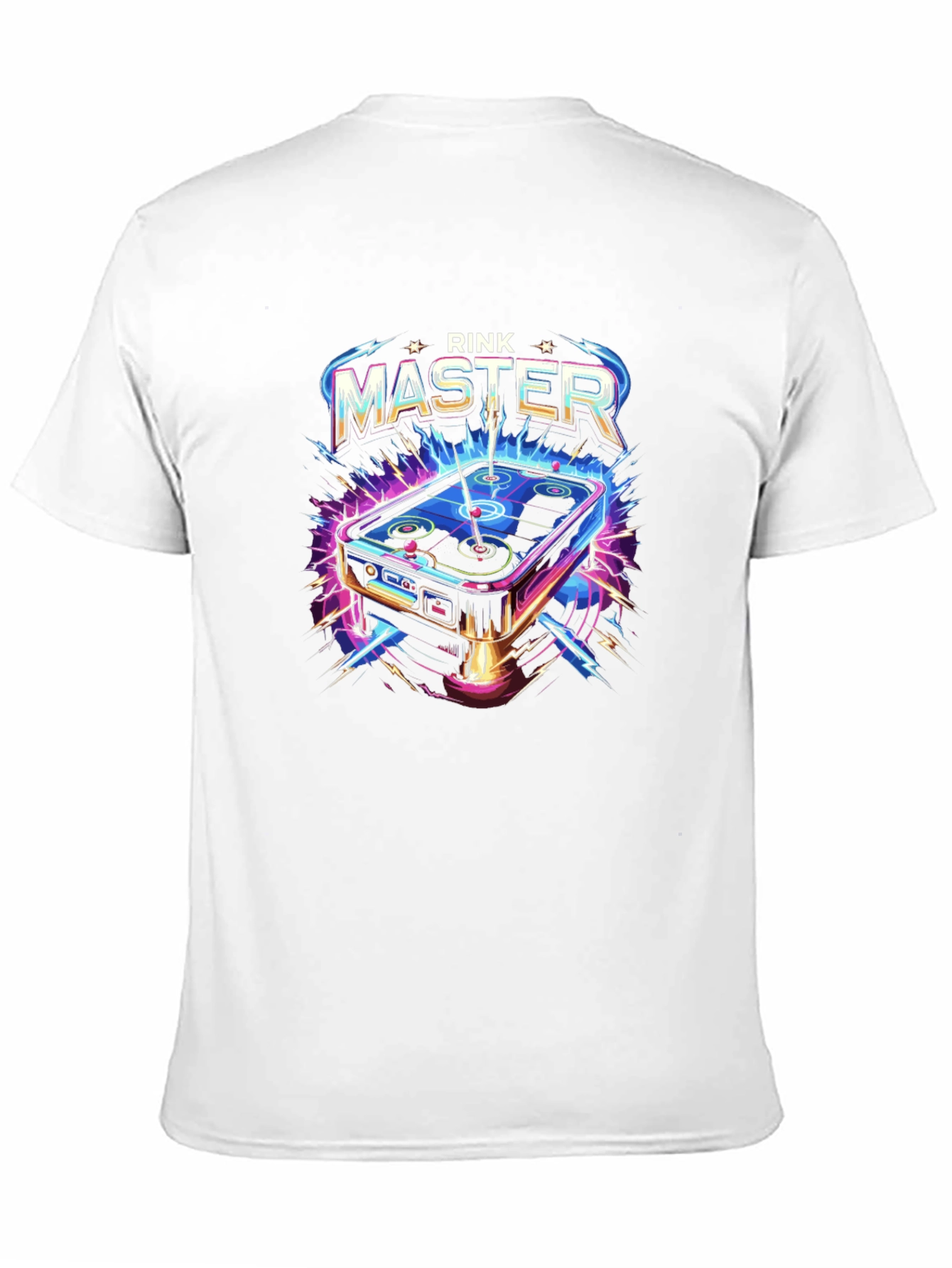 Rink Master Graphic T-Shirt - Air Hockey Design