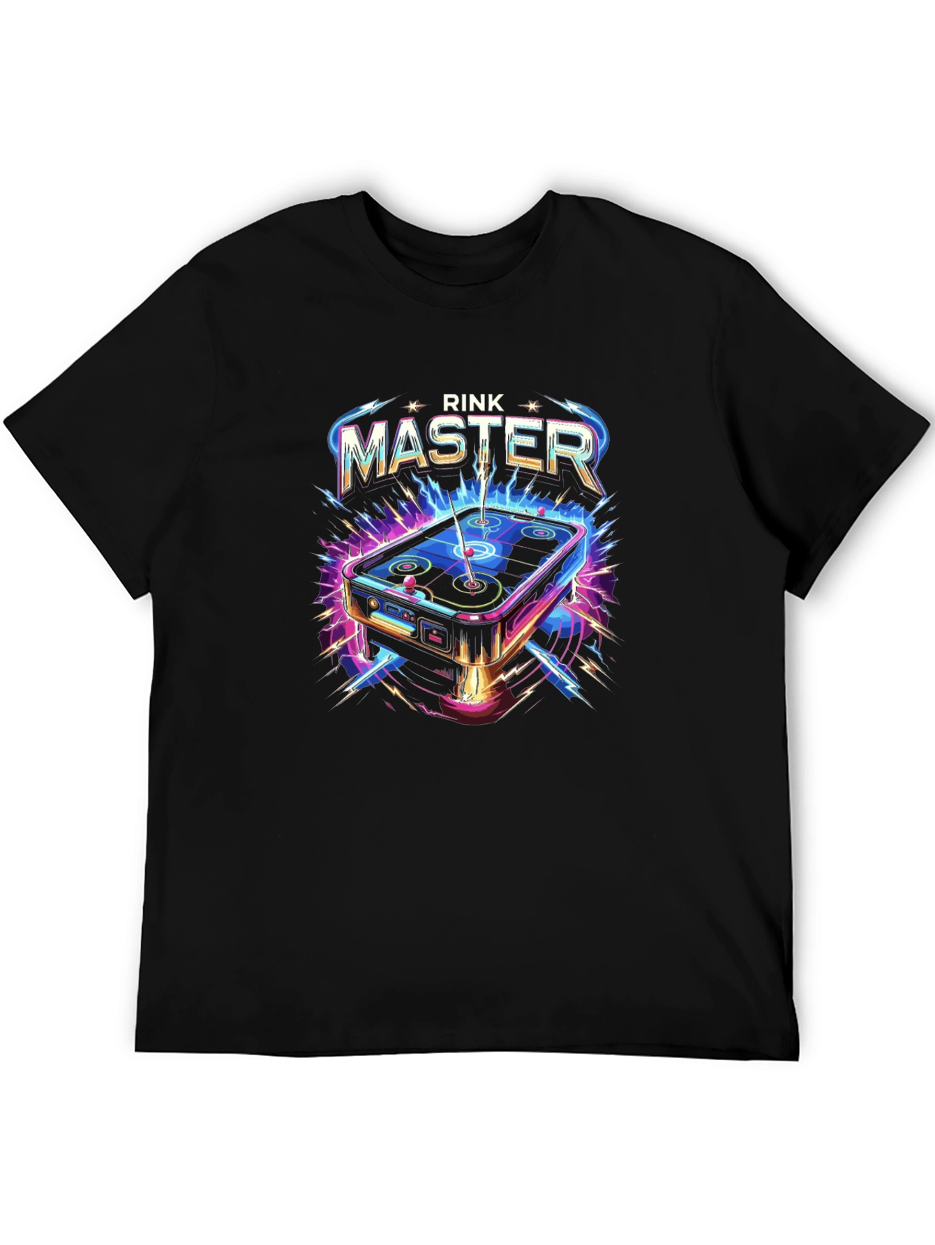 Rink Master Graphic T-Shirt - Air Hockey Design