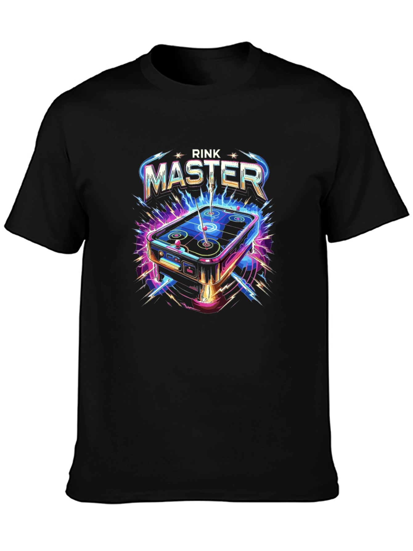 Rink Master Graphic T-Shirt - Air Hockey Design