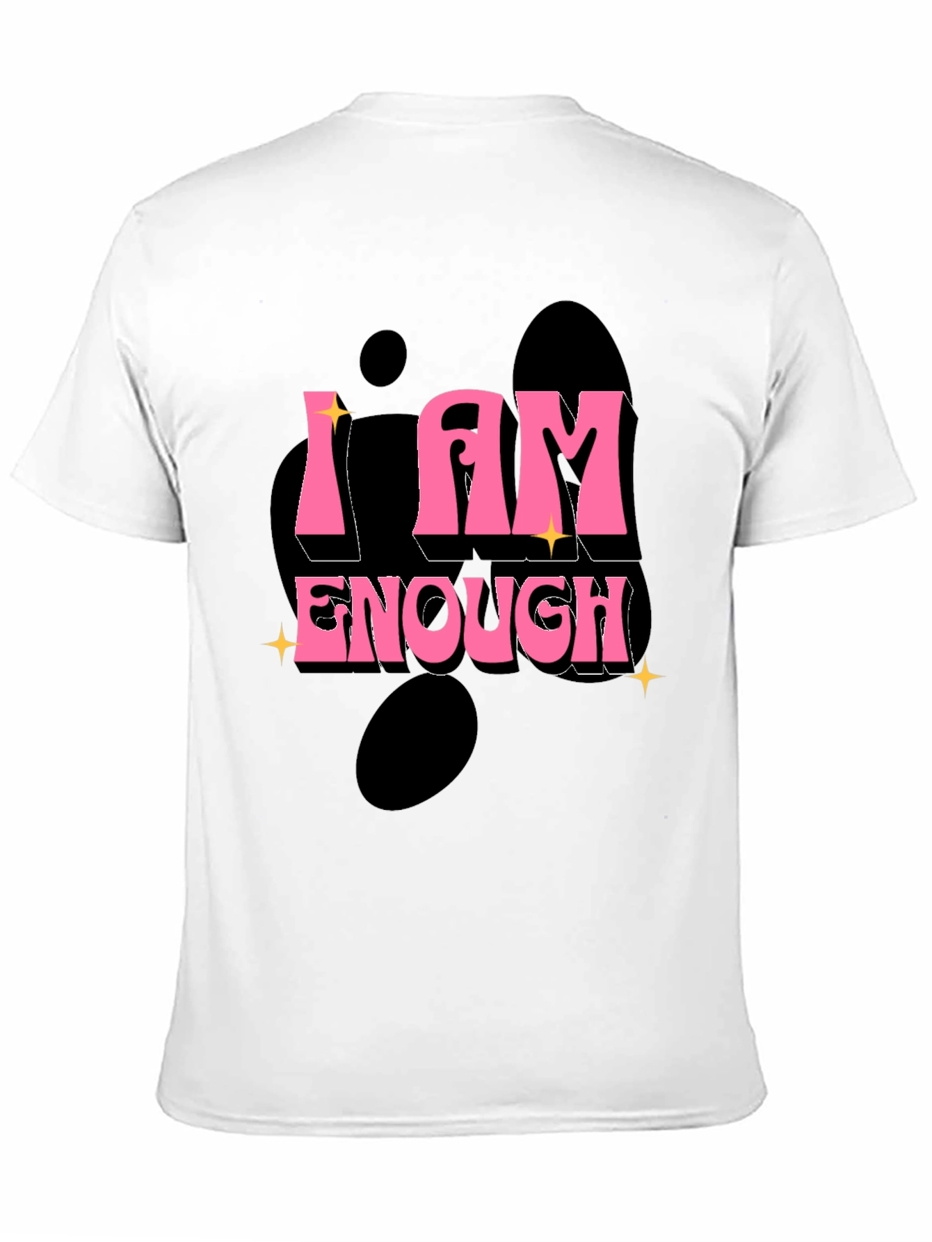 I Am Enough Graphic Tee - Black