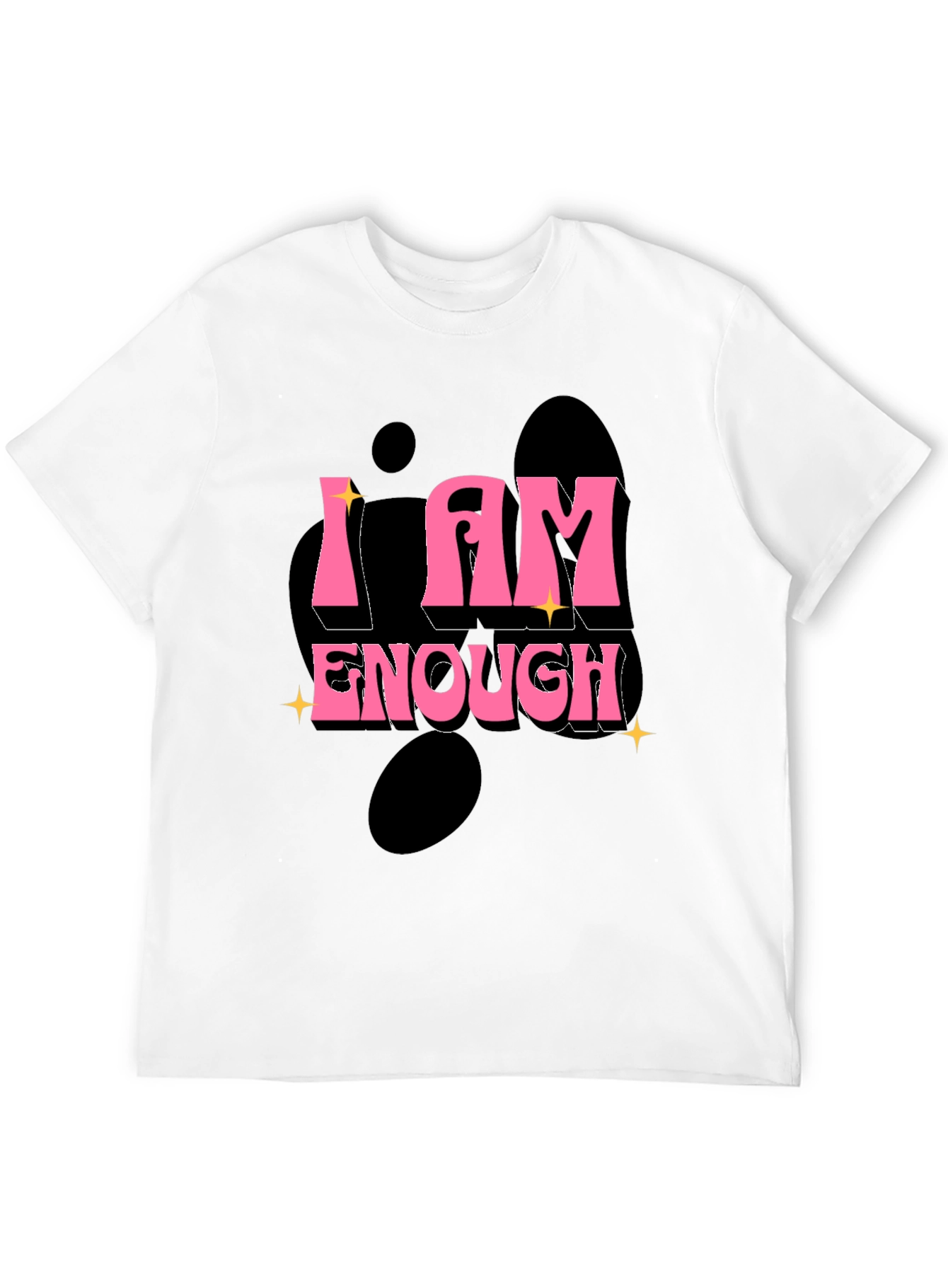 I Am Enough Graphic Tee - Black