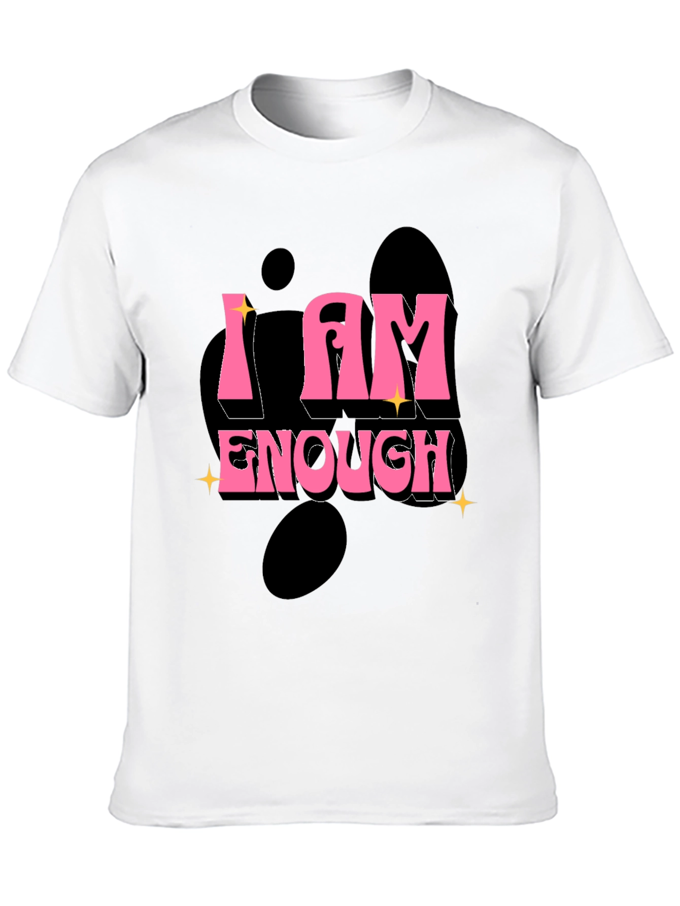 I Am Enough Graphic Tee - Black