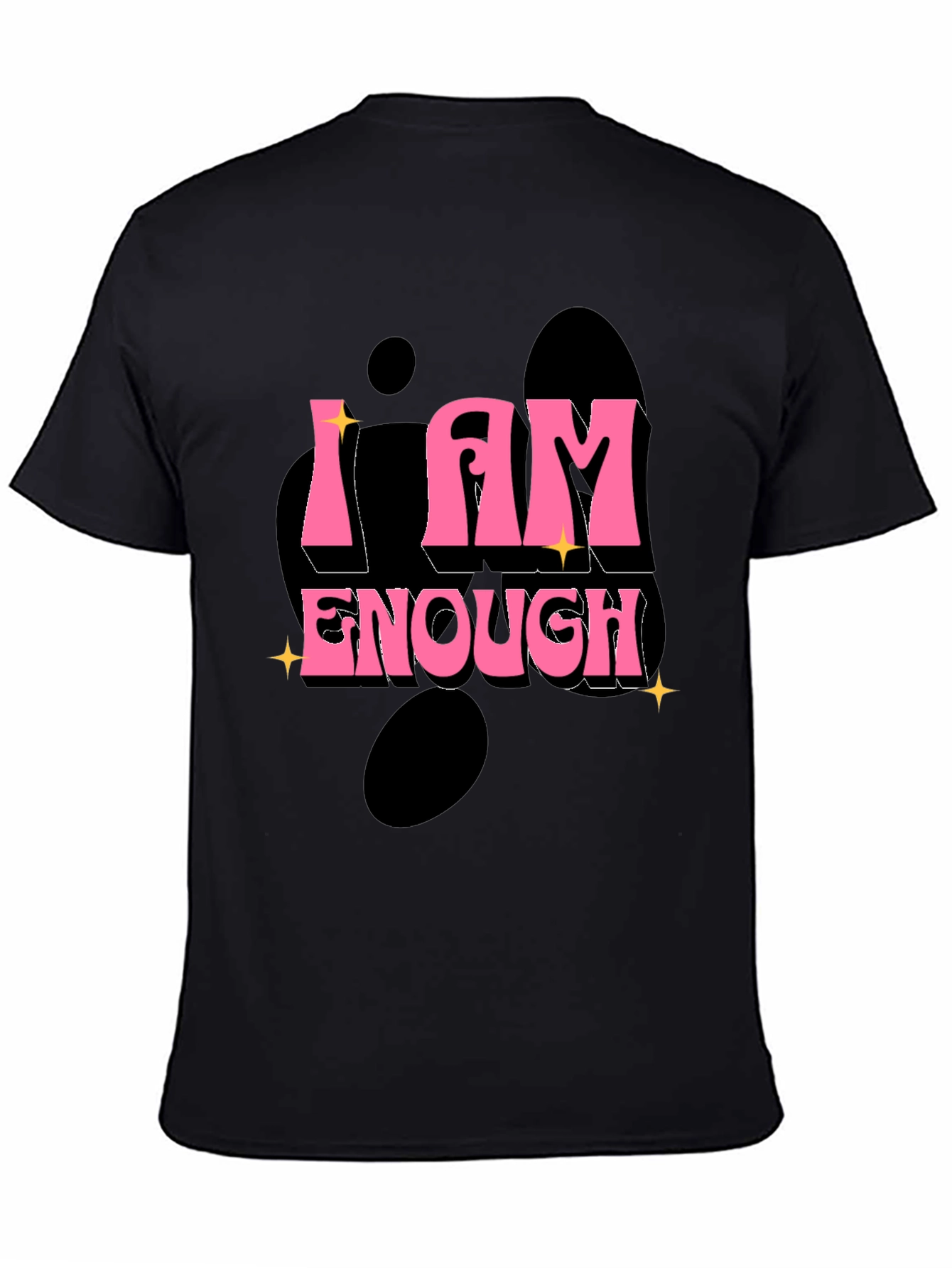 I Am Enough Graphic Tee - Black