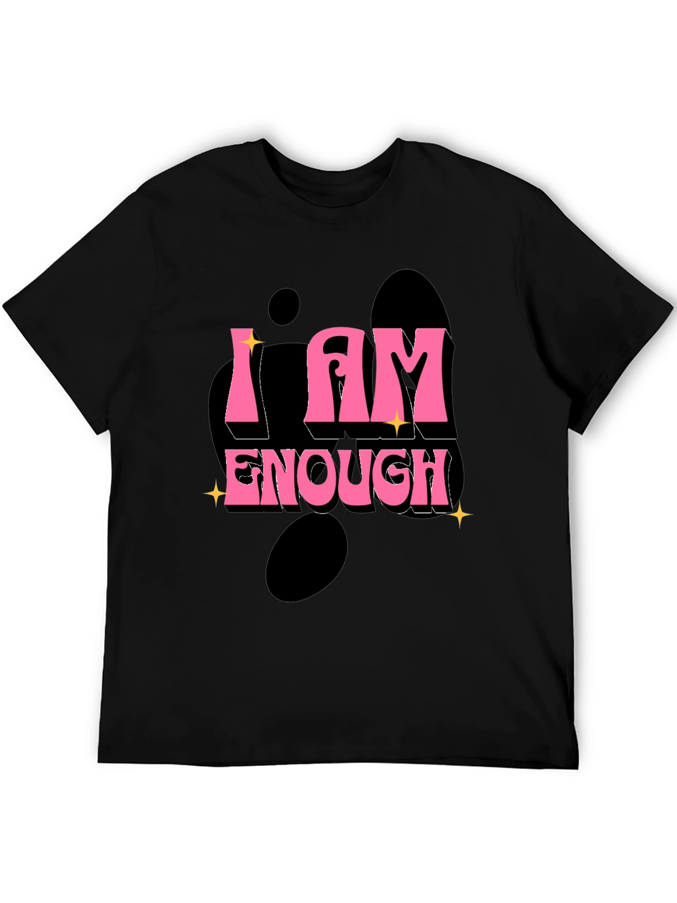 I Am Enough Graphic Tee - Black