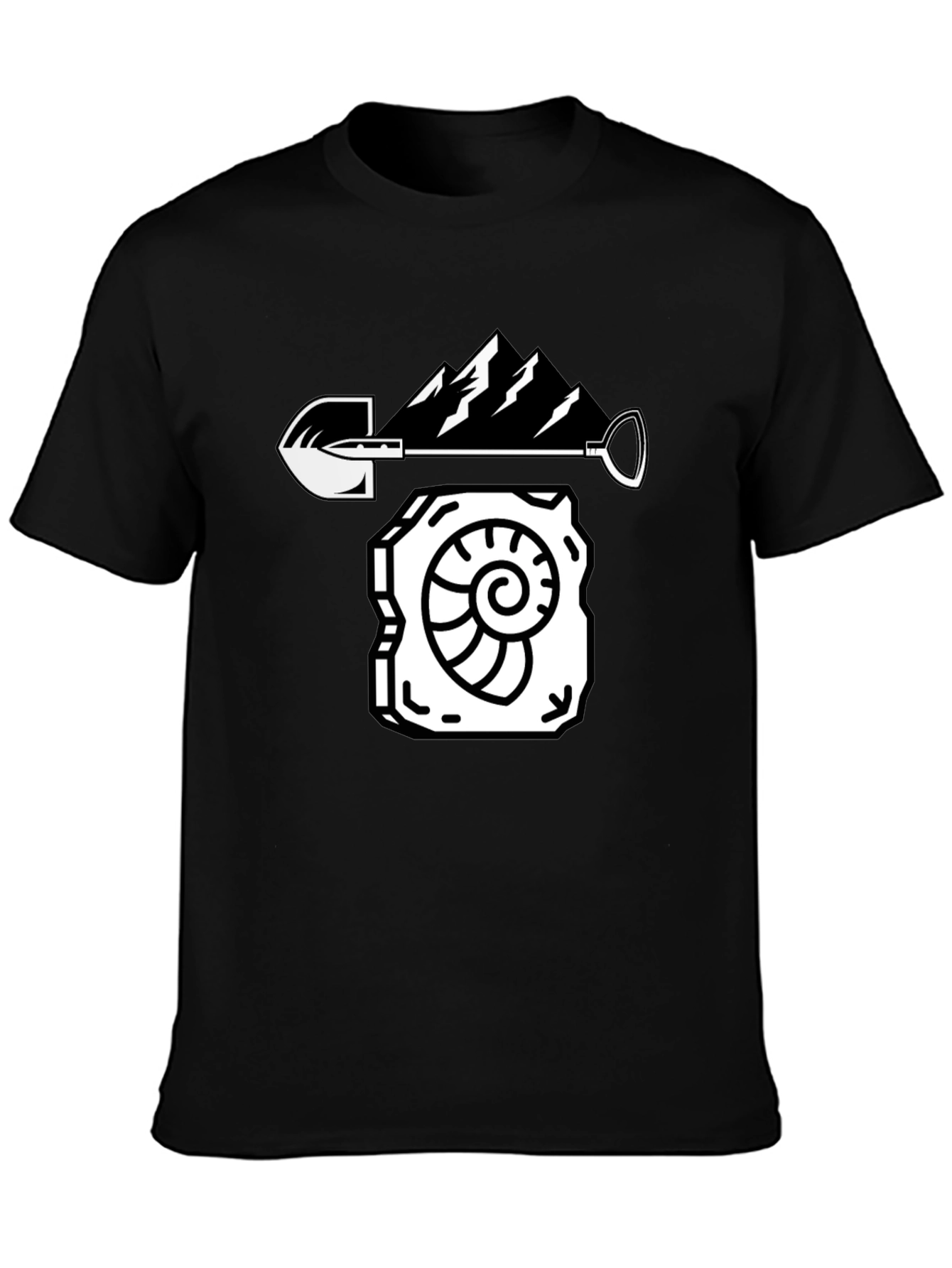 Fossil Hunter Tee - Mountain Shovel Design