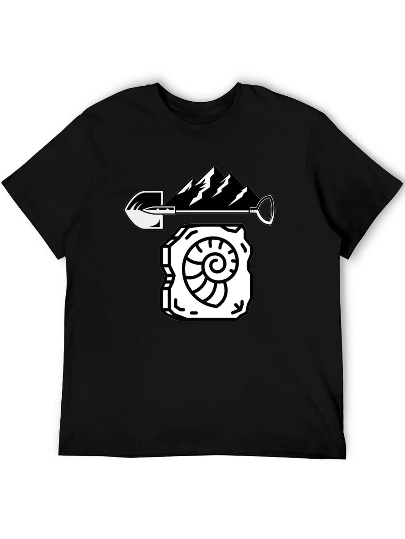 Fossil Hunter Tee - Mountain Shovel Design
