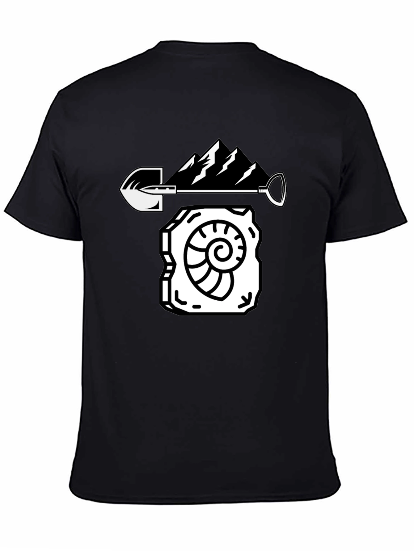 Fossil Hunter Tee - Mountain Shovel Design