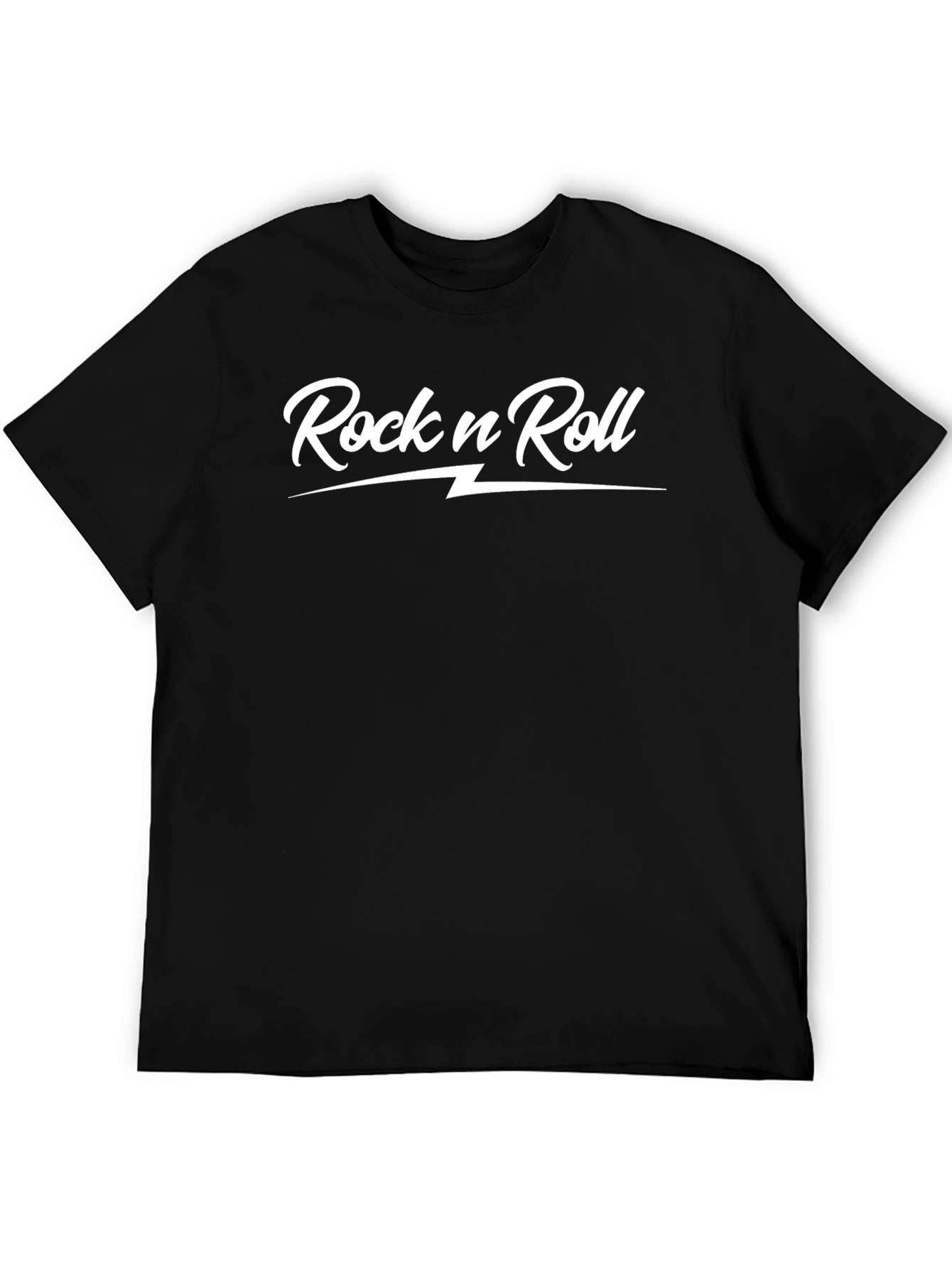 Rock n Roll Black T-Shirt - Stylish Music Tee