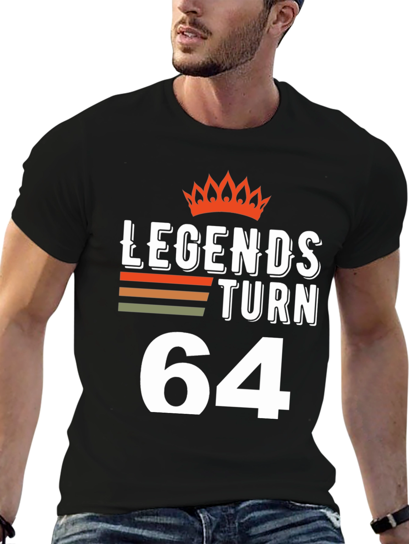 Legends Turn 64 T-Shirt - Birthday Gift