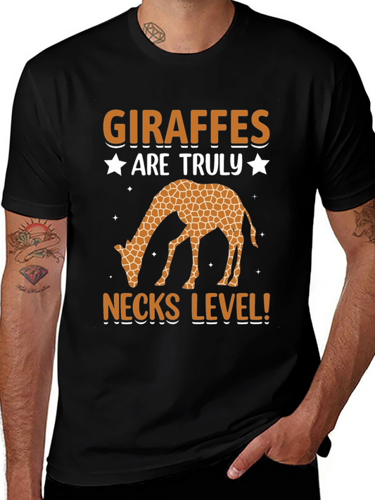 Giraffe Necks Level Graphic T-Shirt