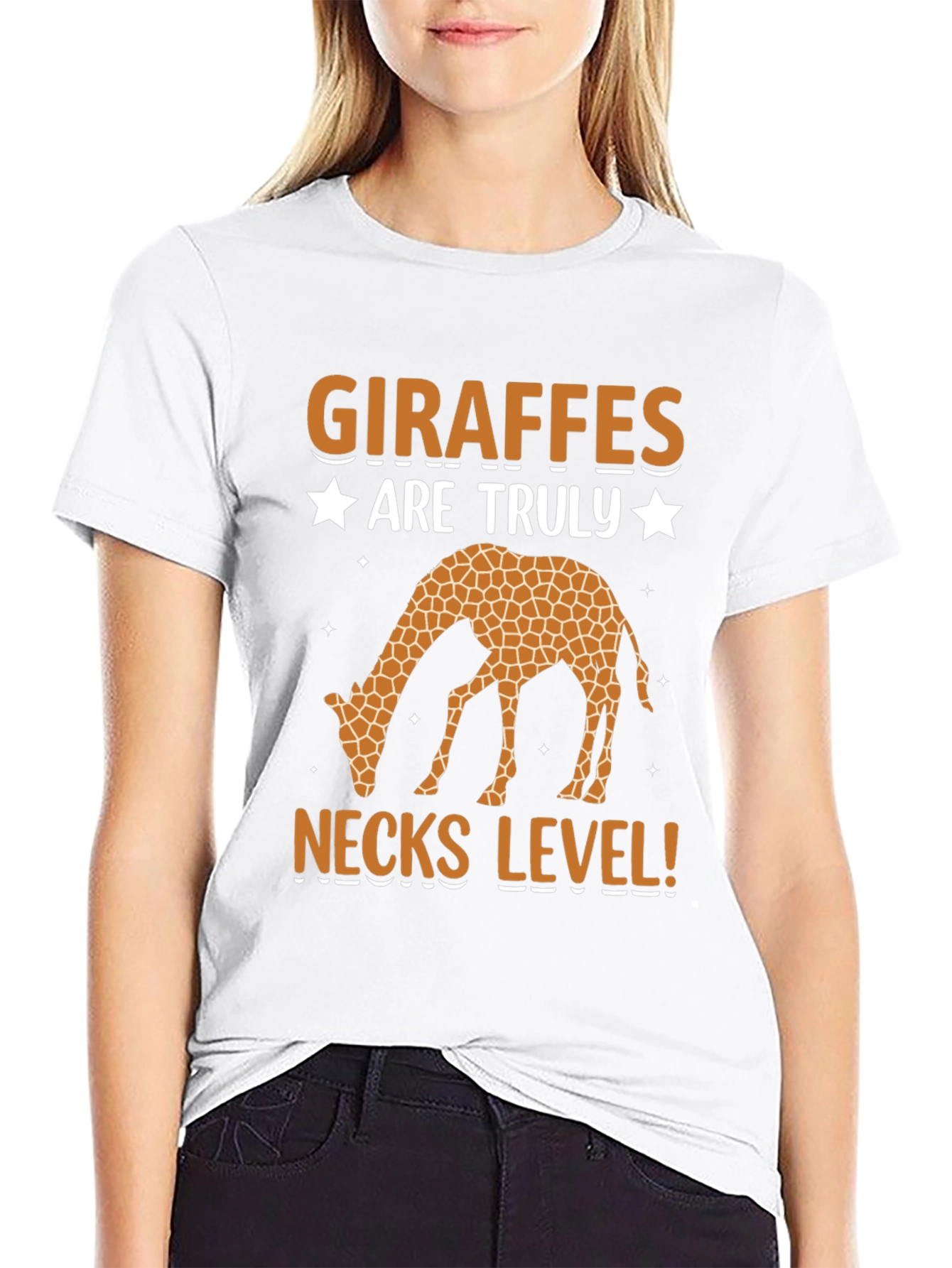 Giraffe Necks Level Graphic T-Shirt