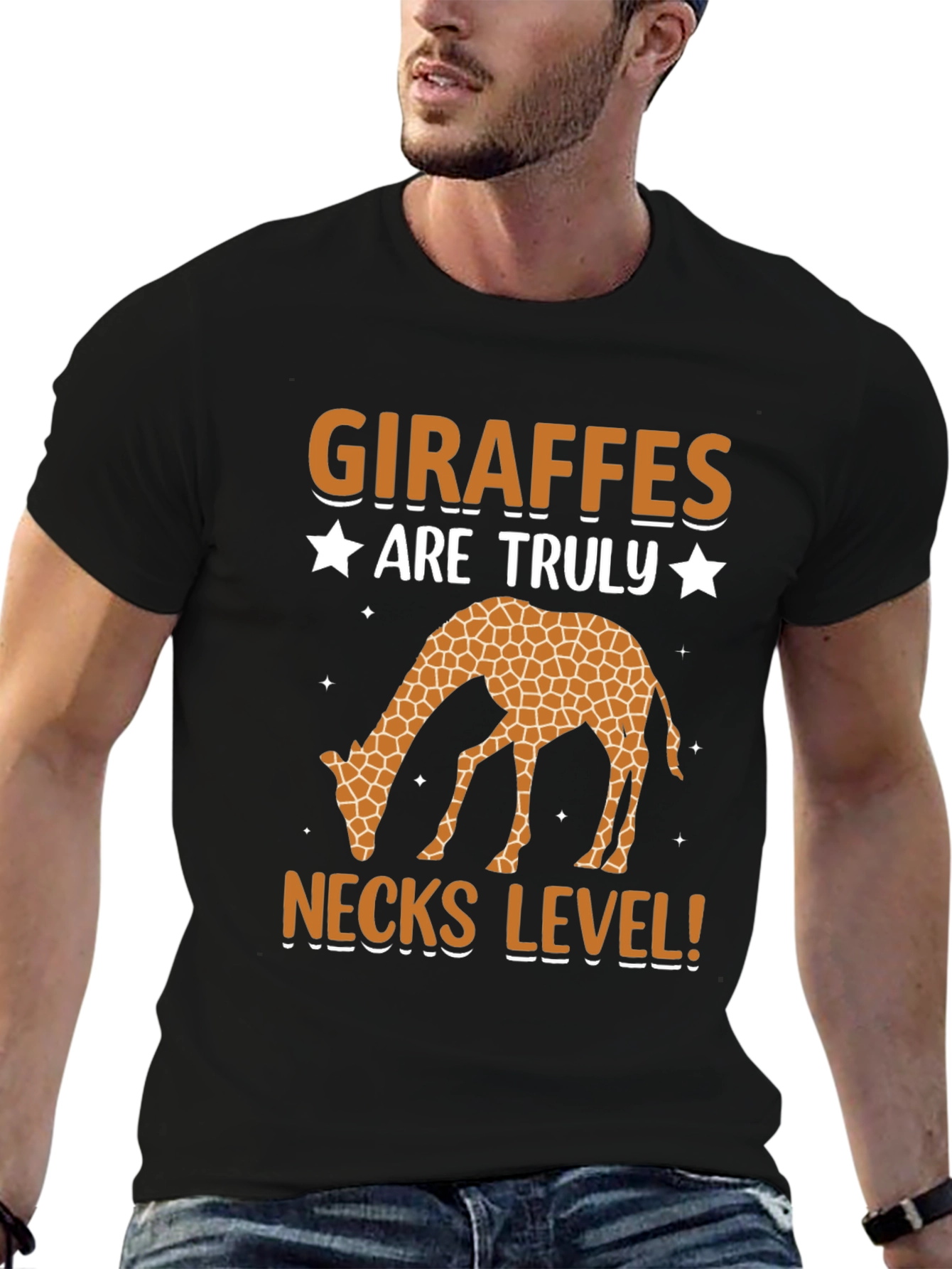 Giraffe Necks Level Graphic T-Shirt