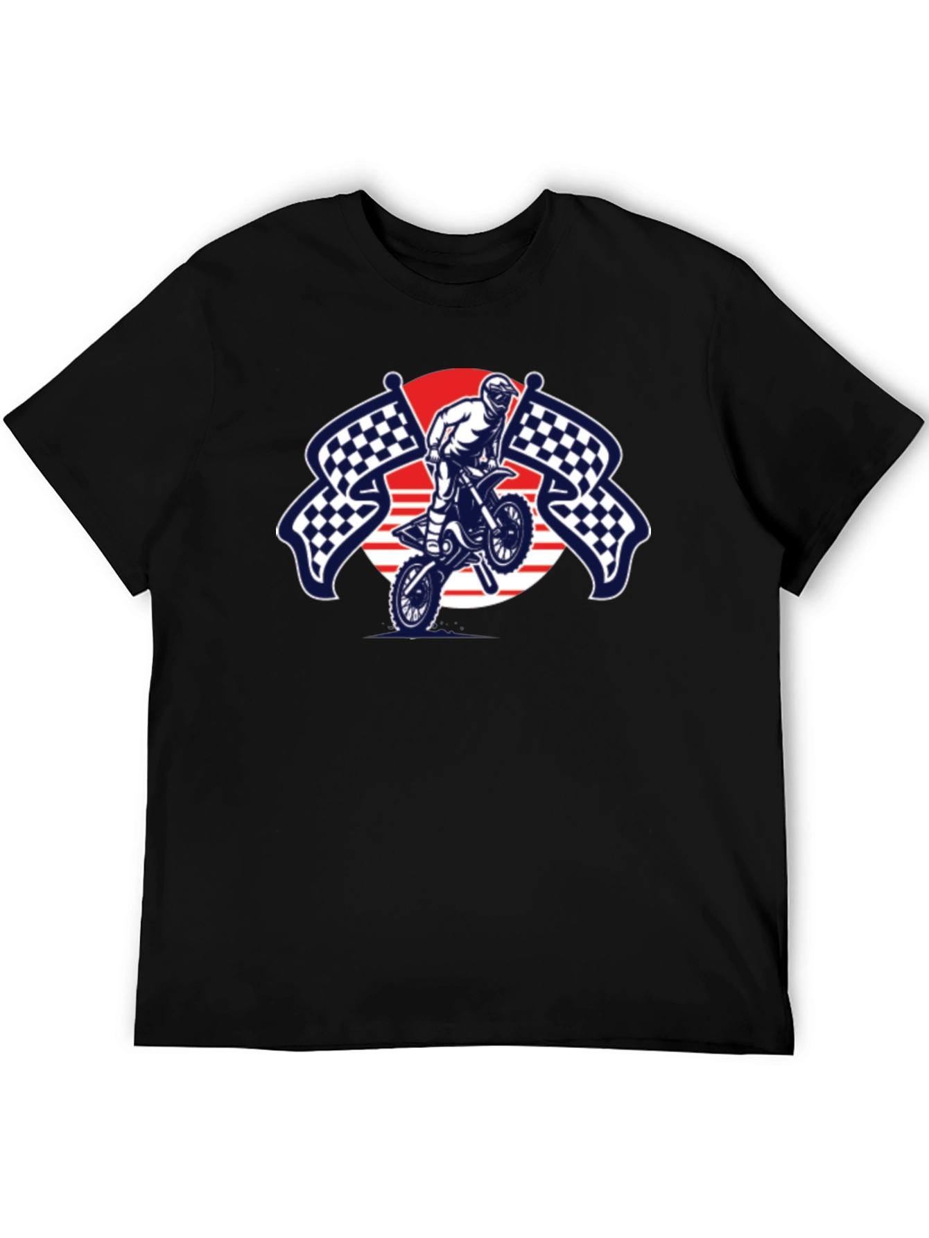 Motocross Graphic Black T-Shirt
