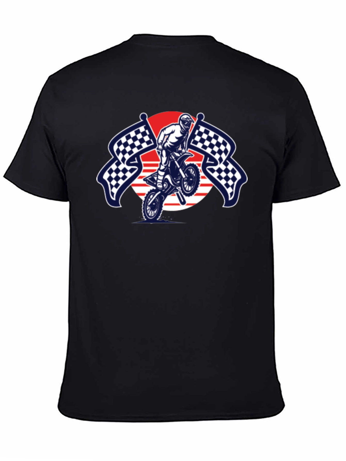 Motocross Graphic Black T-Shirt
