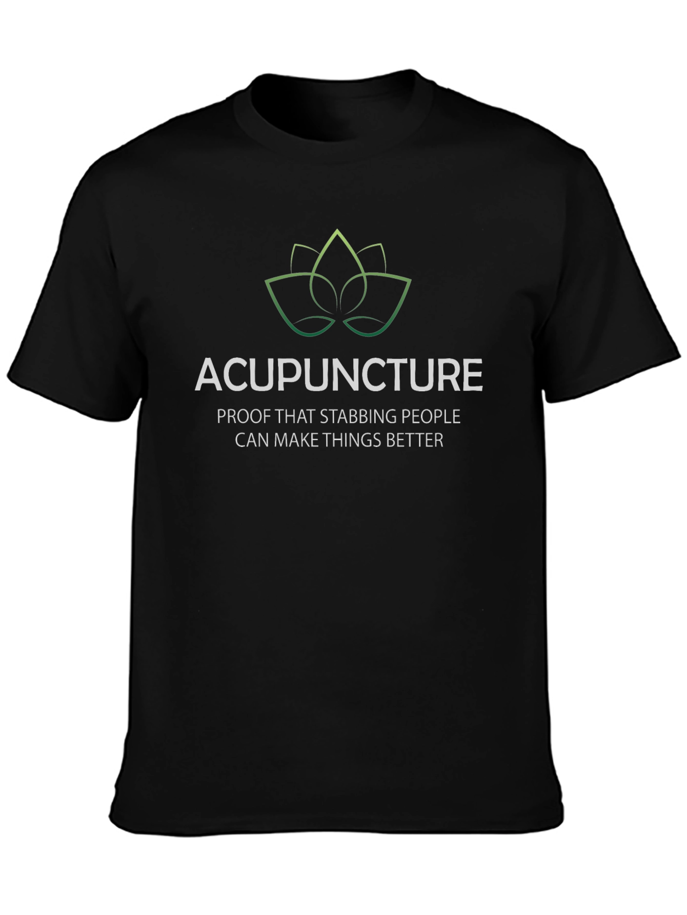 Acupuncture Stabbing People Graphic Tee