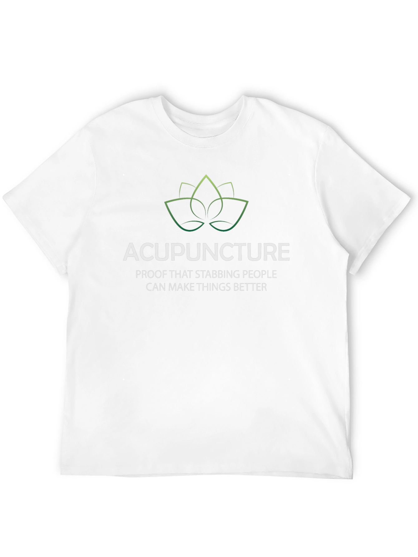 Acupuncture Stabbing People Graphic Tee