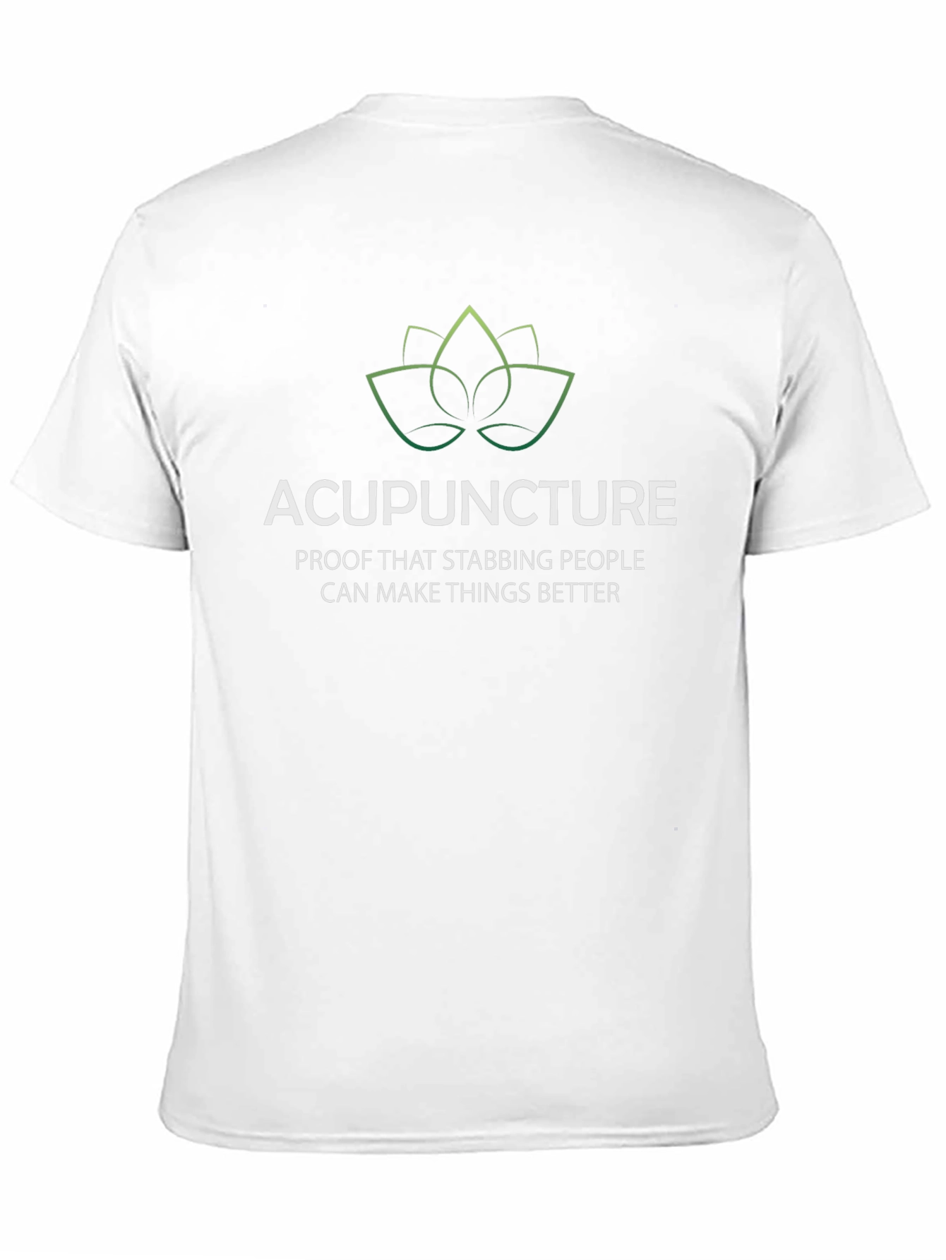 Acupuncture Stabbing People Graphic Tee