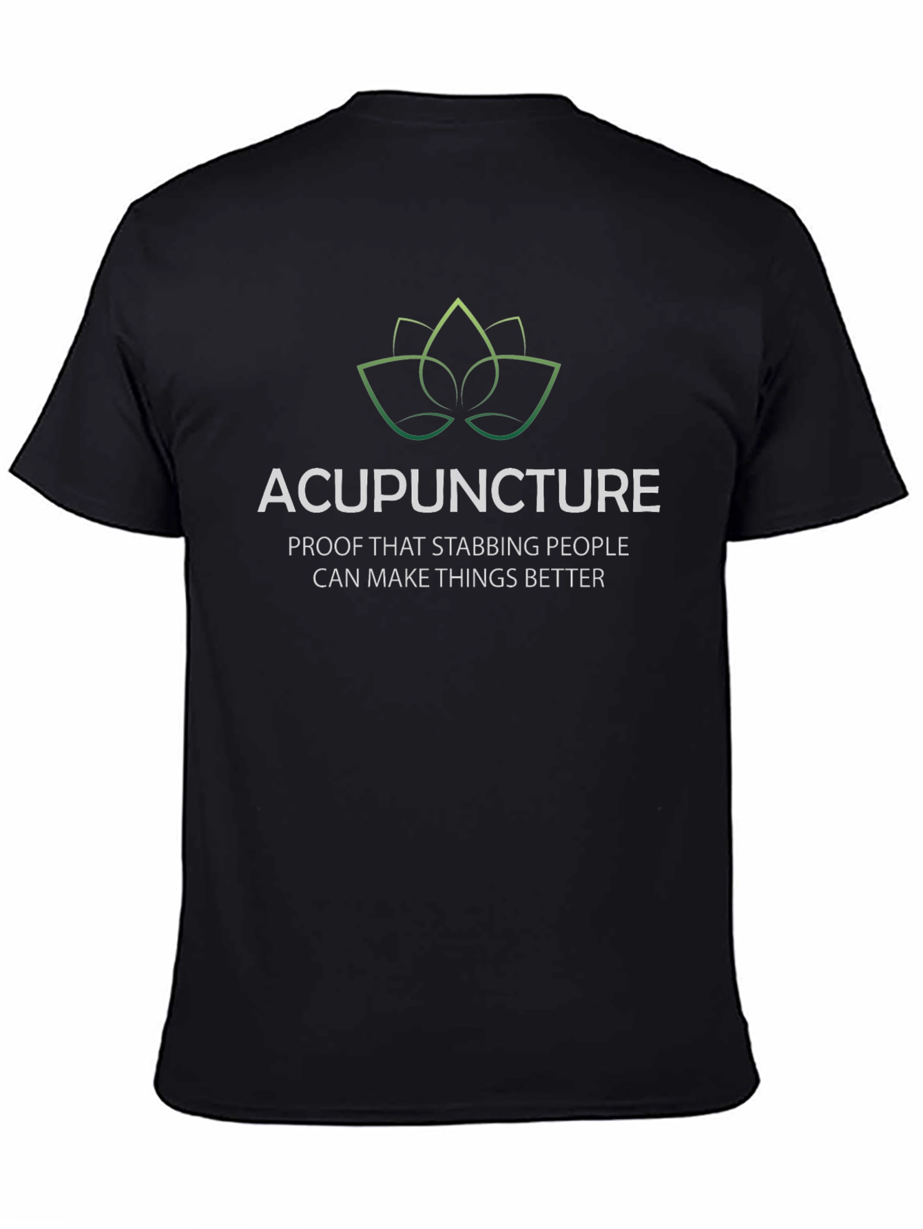 Acupuncture Stabbing People Graphic Tee