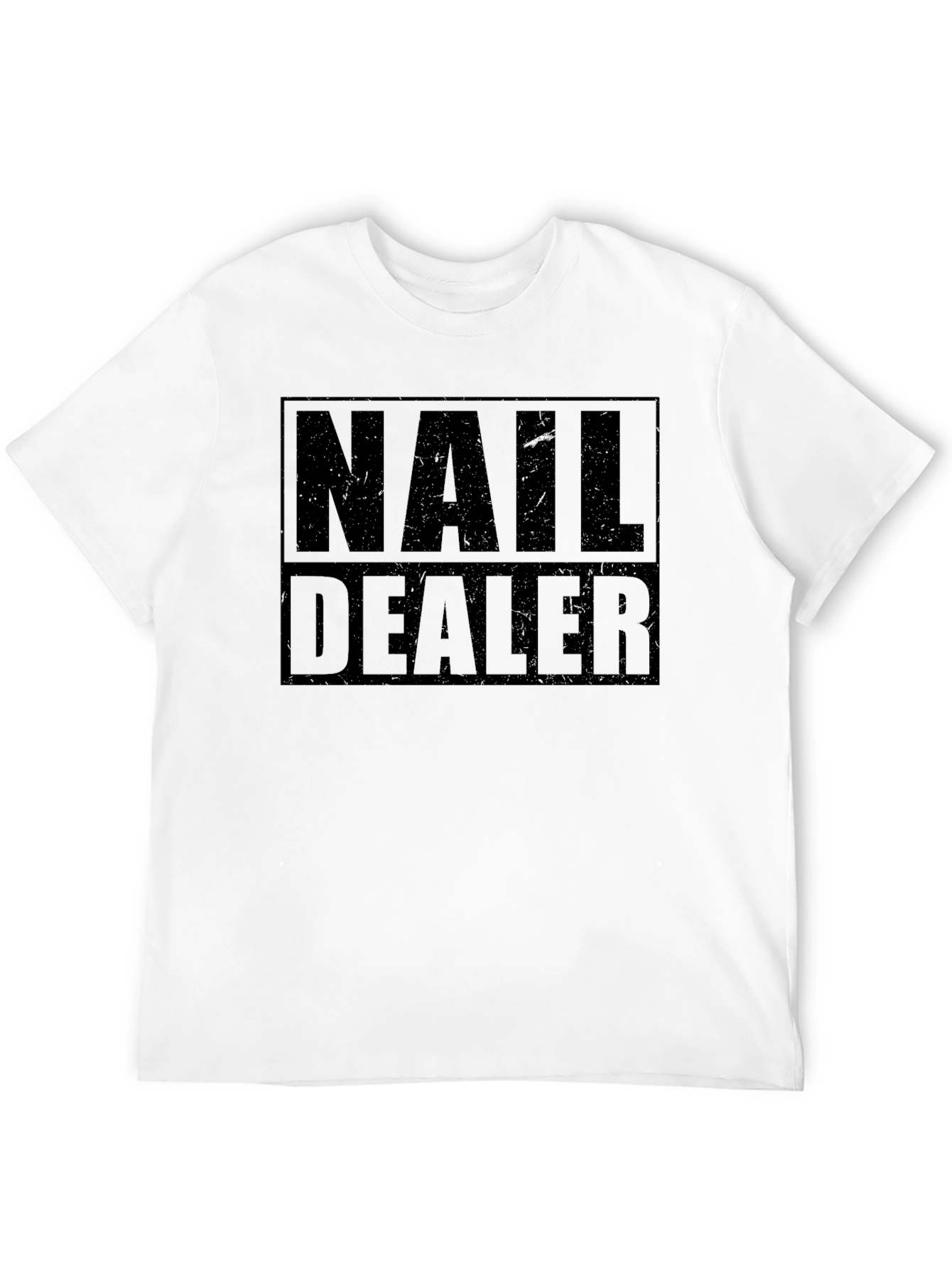 Nail Dealer Black Graphic T-Shirt