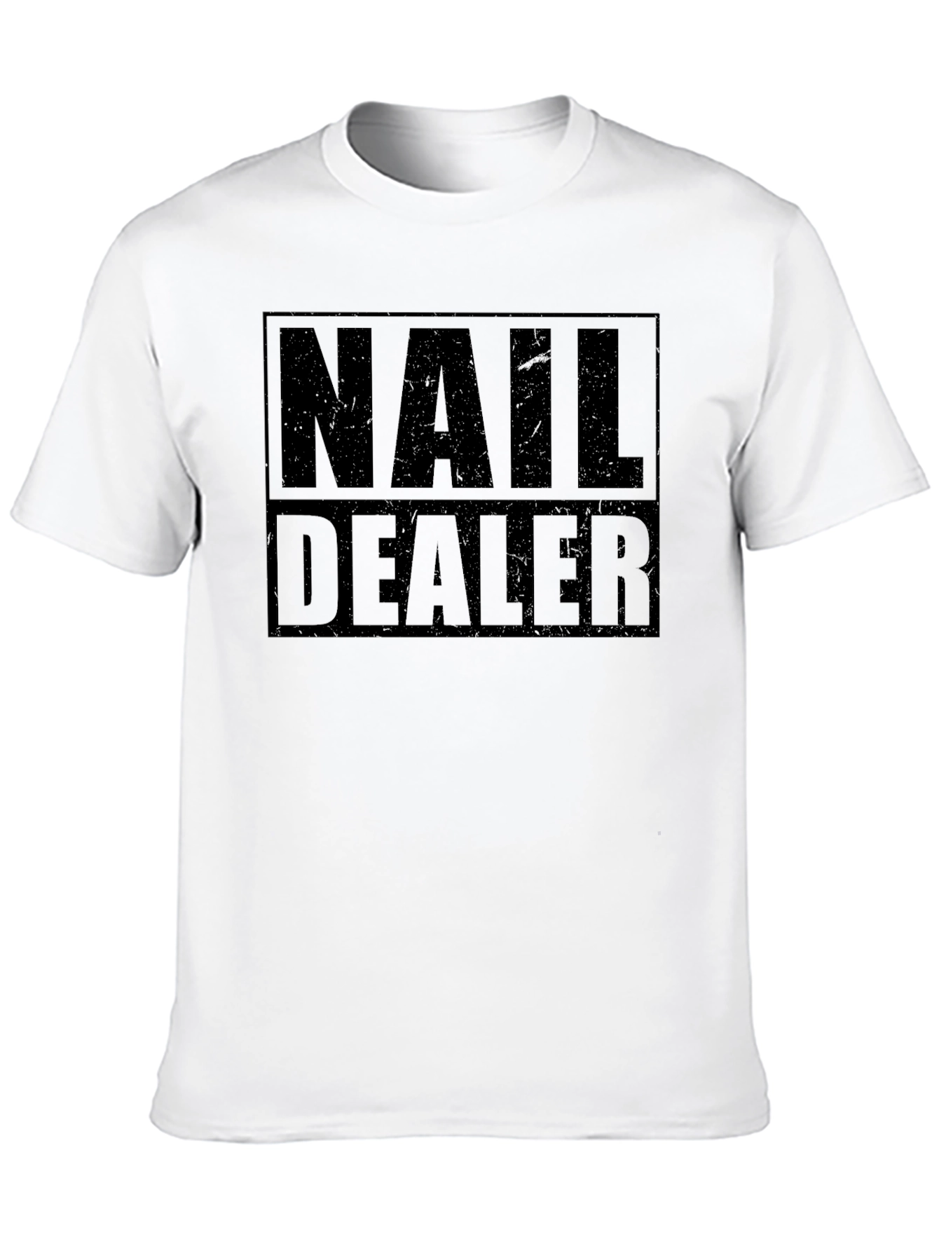 Nail Dealer Black Graphic T-Shirt