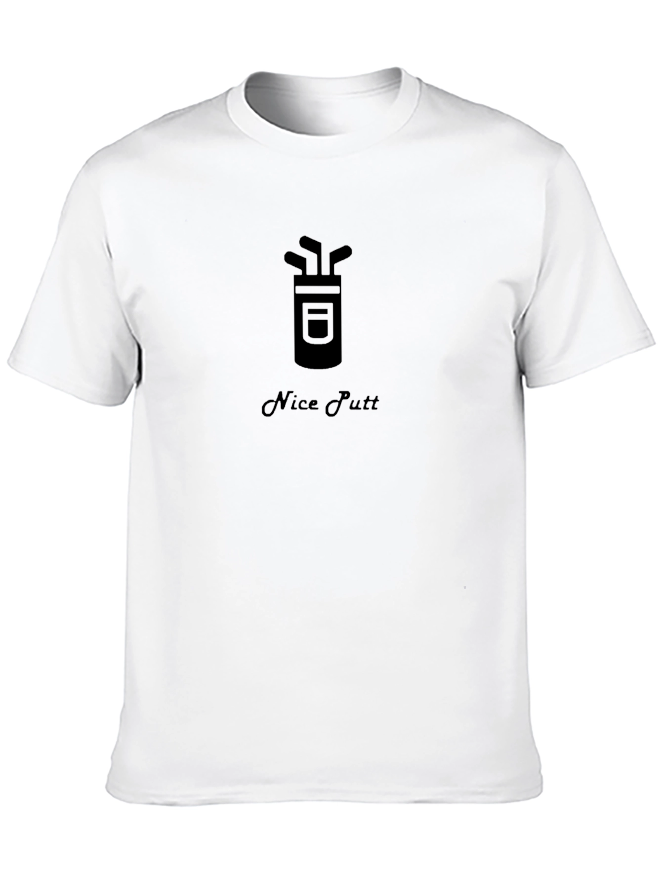 Nice Putt Golf T-Shirt - Black
