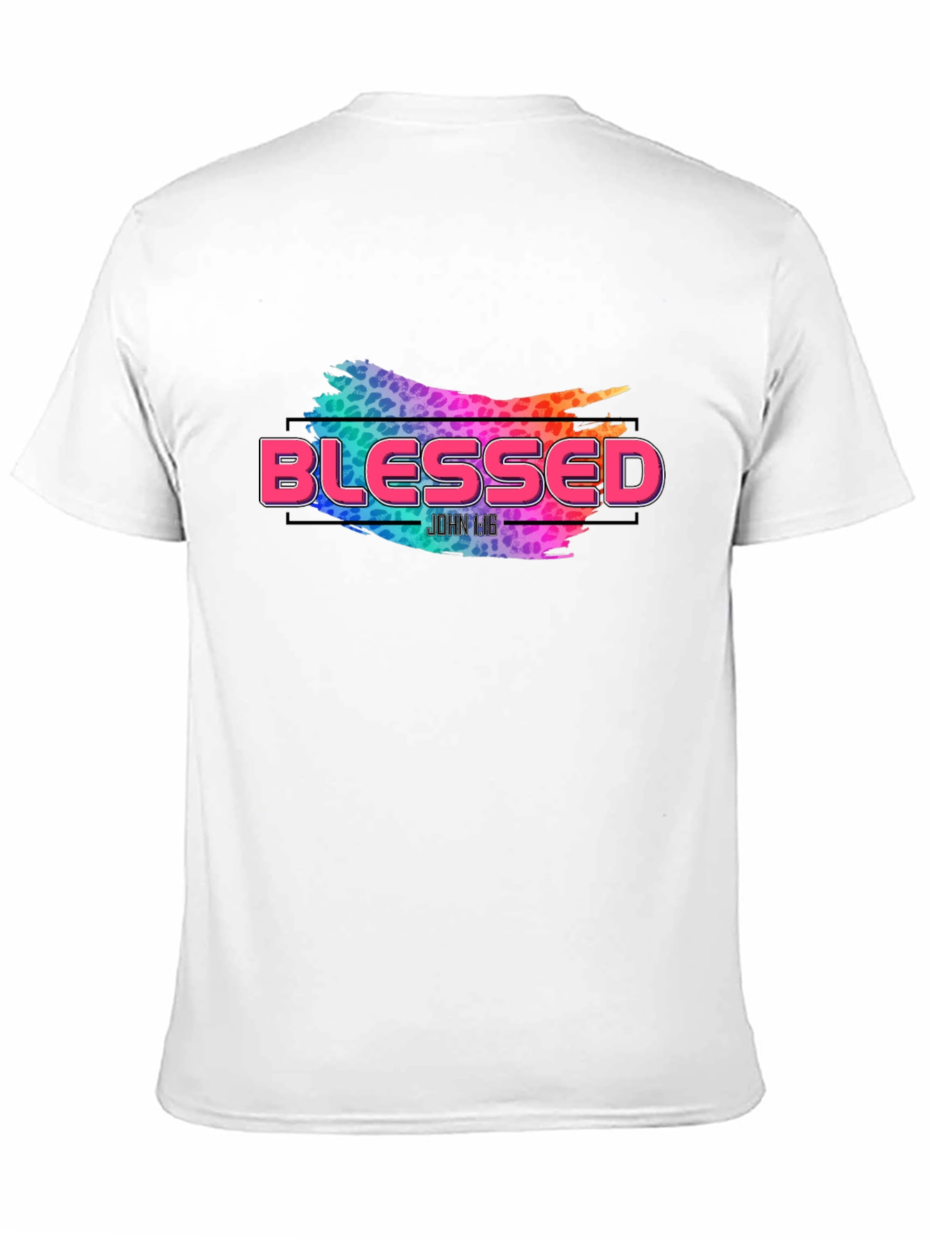 Blessed Graphic Print Black T-Shirt