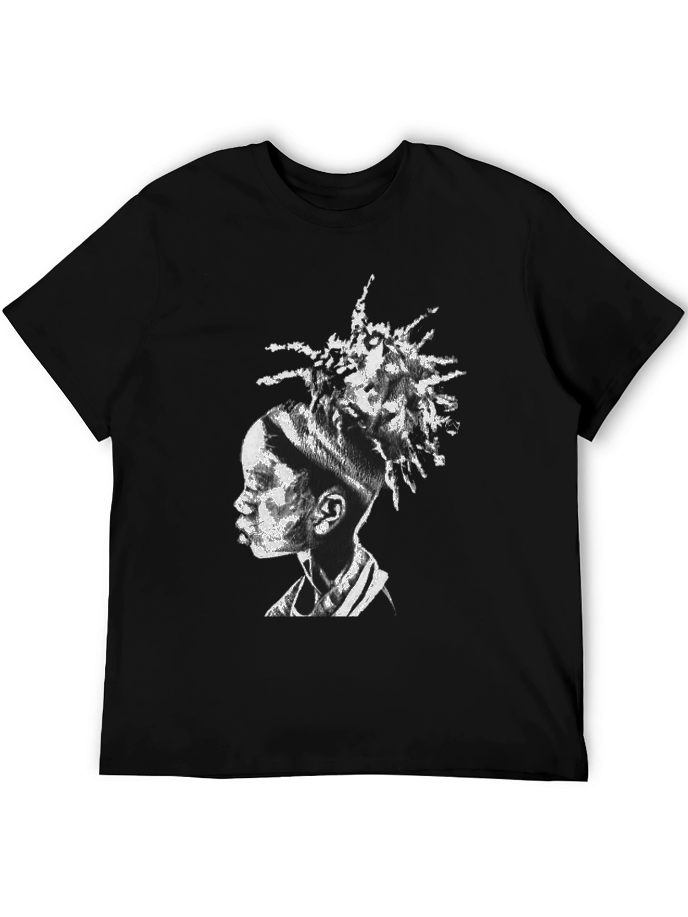 Unique Portrait Black T-Shirt