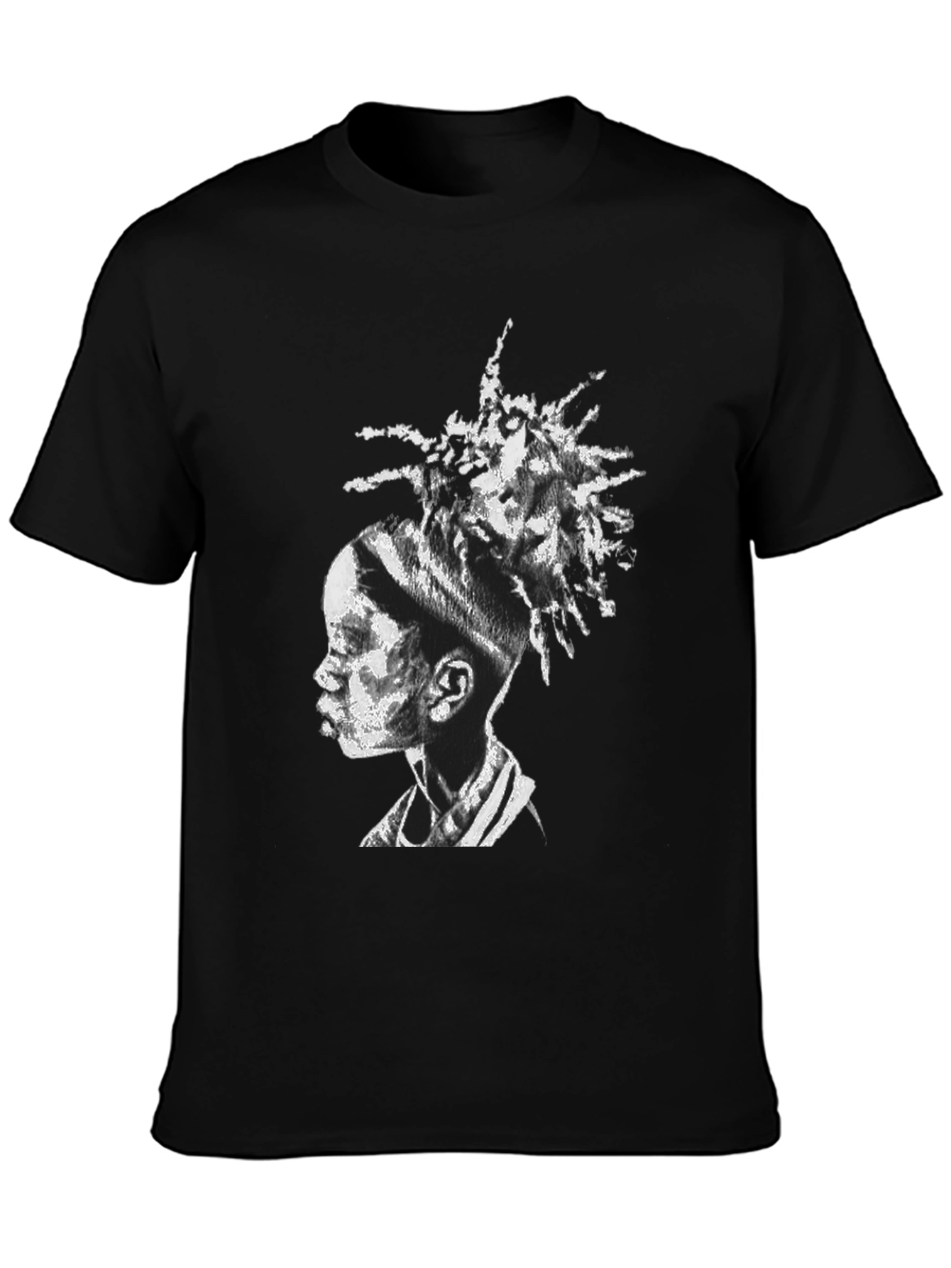 Unique Portrait Black T-Shirt