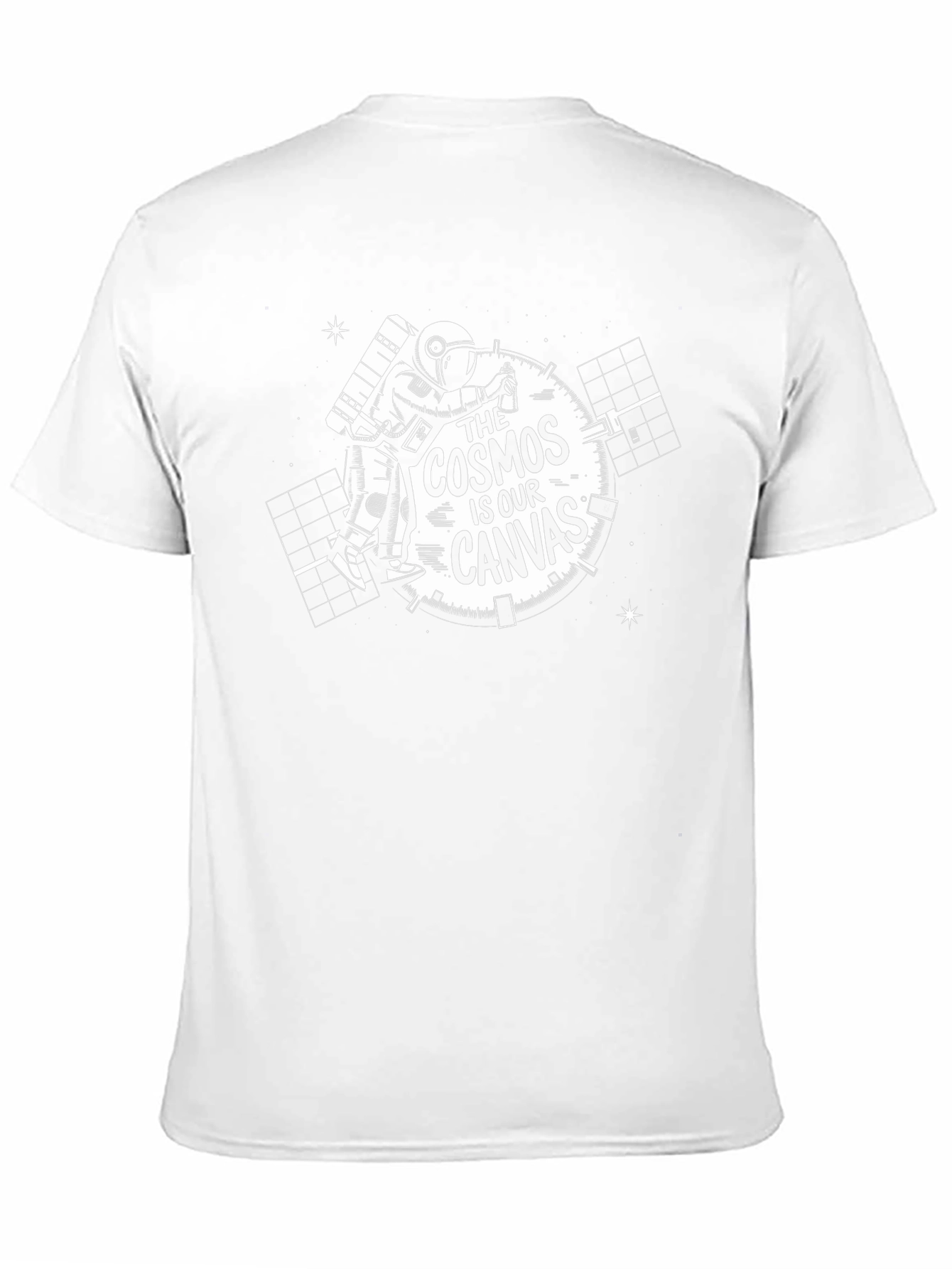 Cosmos Canvas Black Graphic Tee