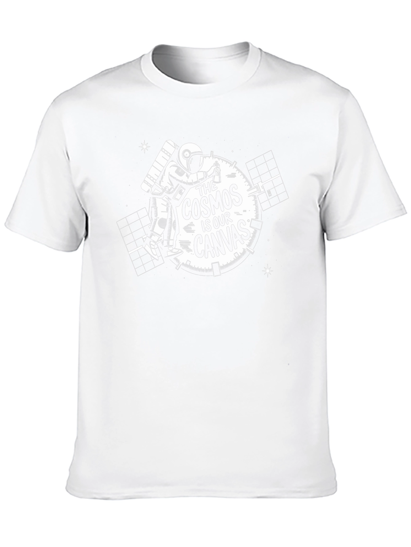 Cosmos Canvas Black Graphic Tee