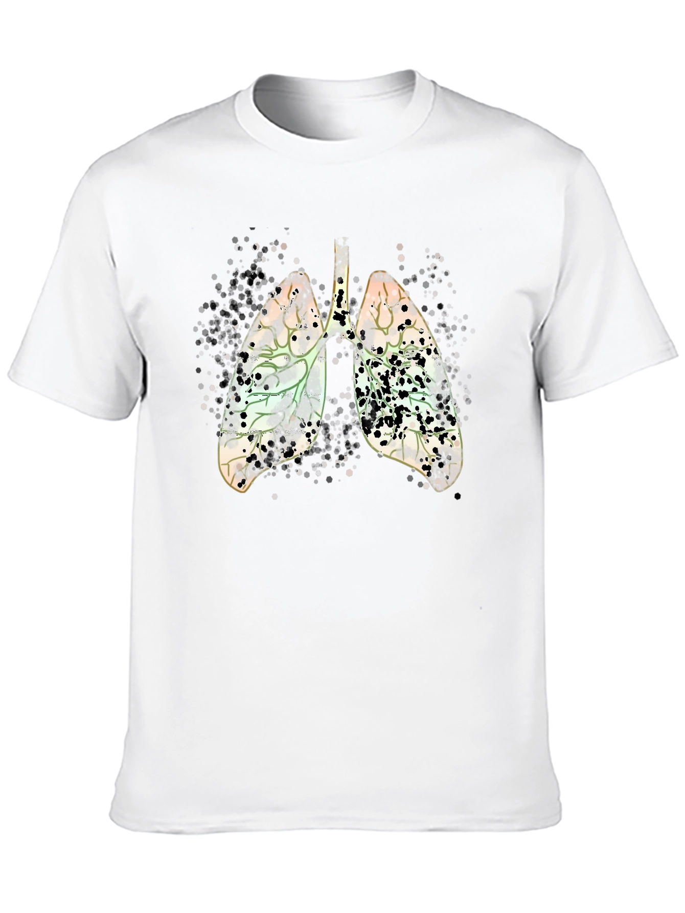Lungs Graphic Tee - Black