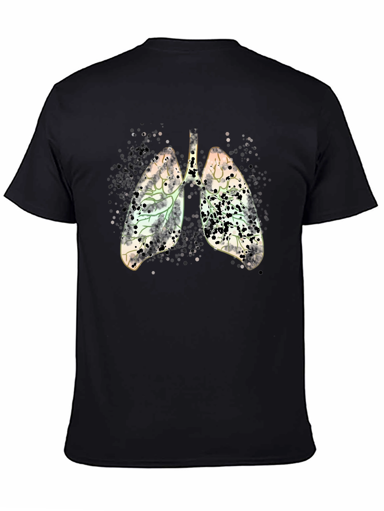 Lungs Graphic Tee - Black