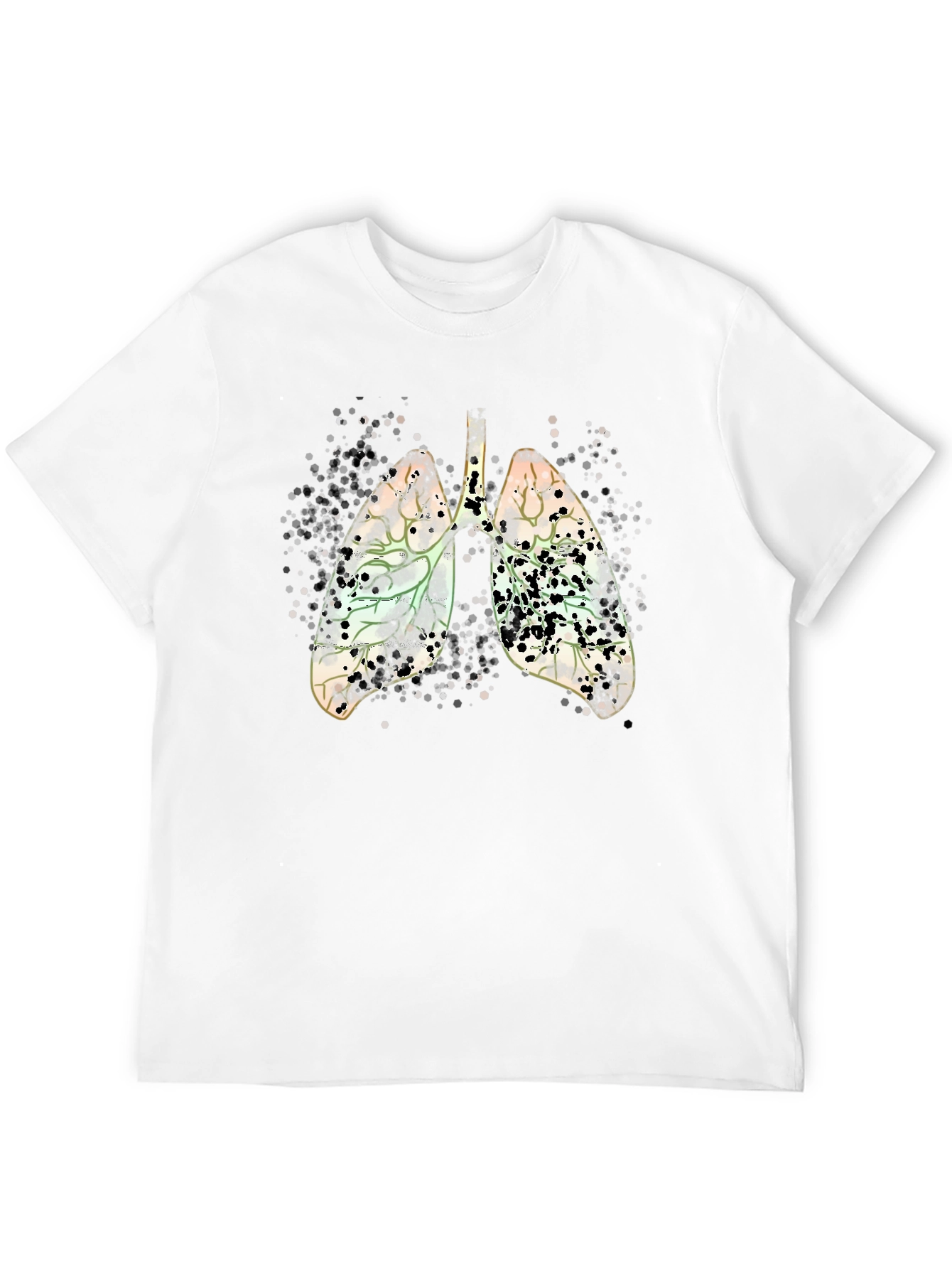 Lungs Graphic Tee - Black